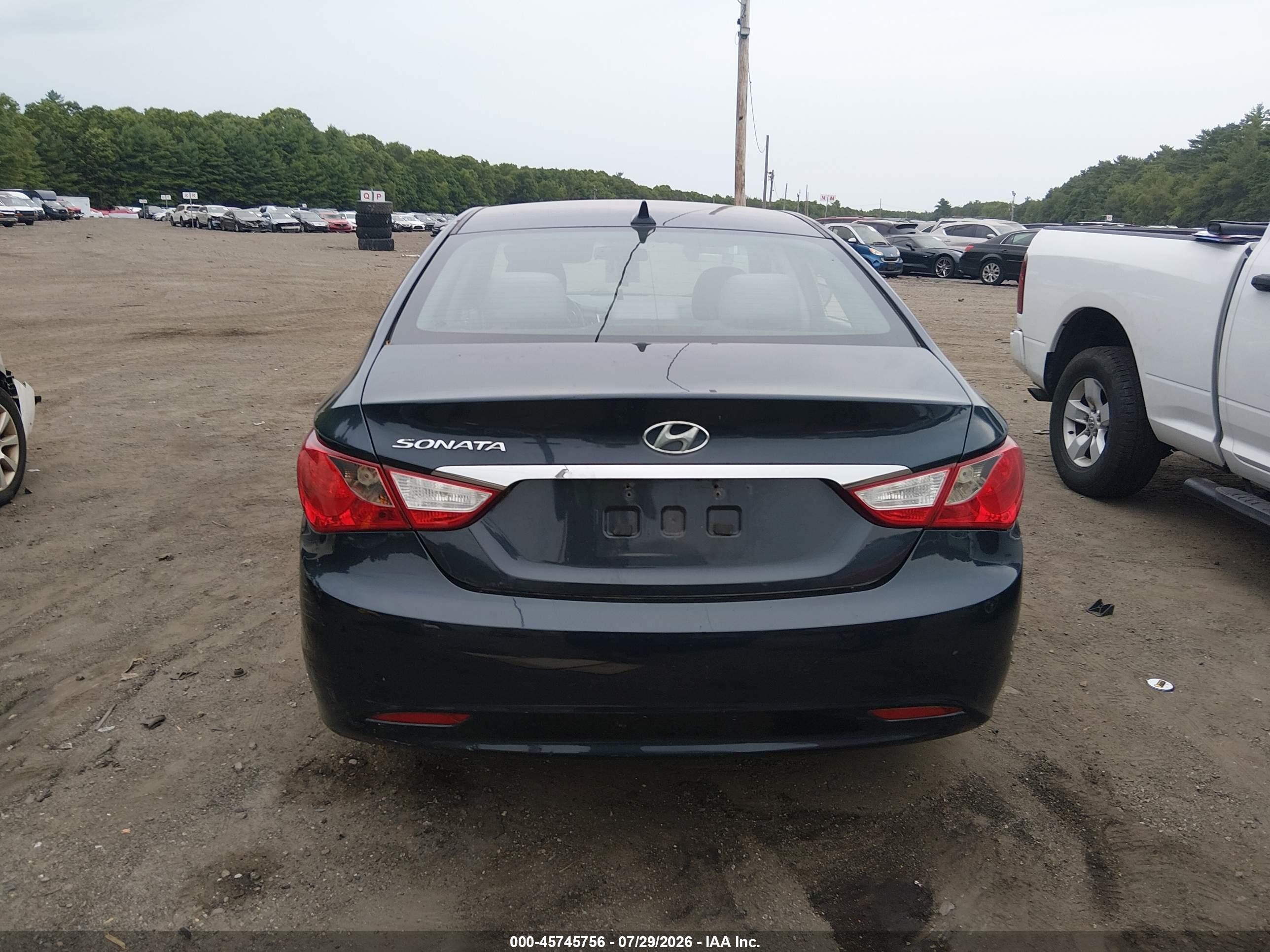 2011 Hyundai Sonata Gls Синий vin: 5NPEB4AC9BH141171