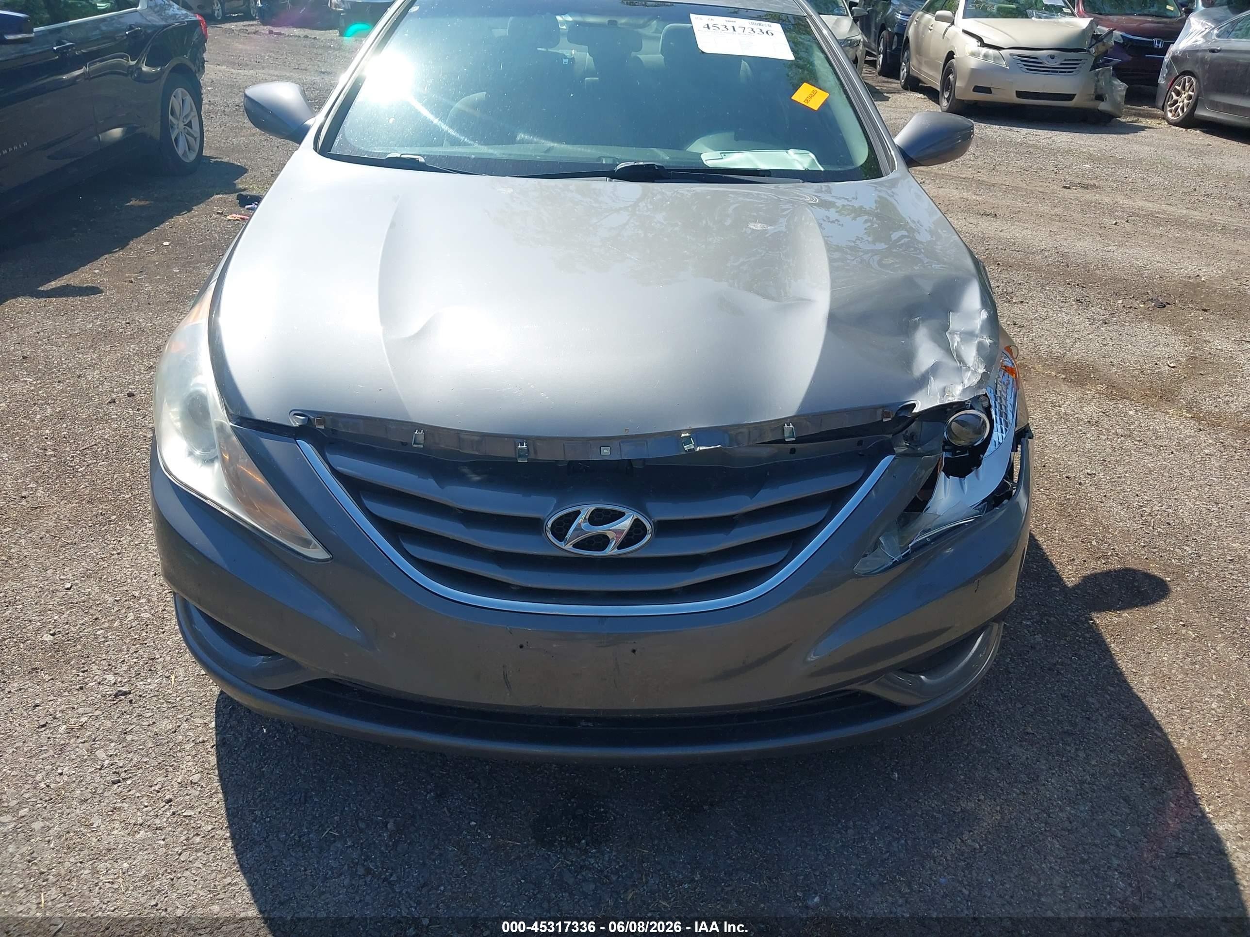 2011 Hyundai Sonata Gls Gray vin: 5NPEB4AC9BH142479
