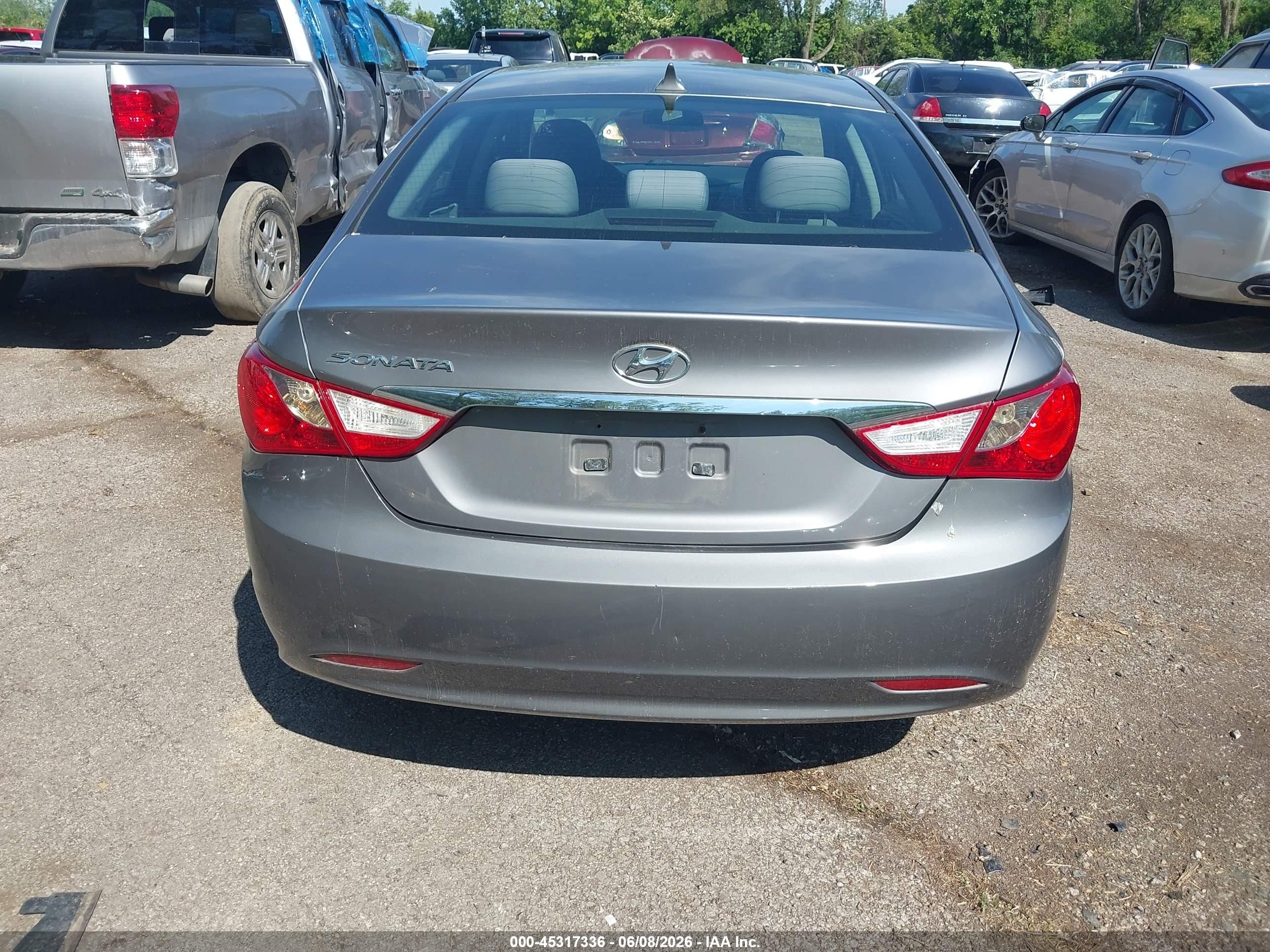 2011 Hyundai Sonata Gls Gray vin: 5NPEB4AC9BH142479