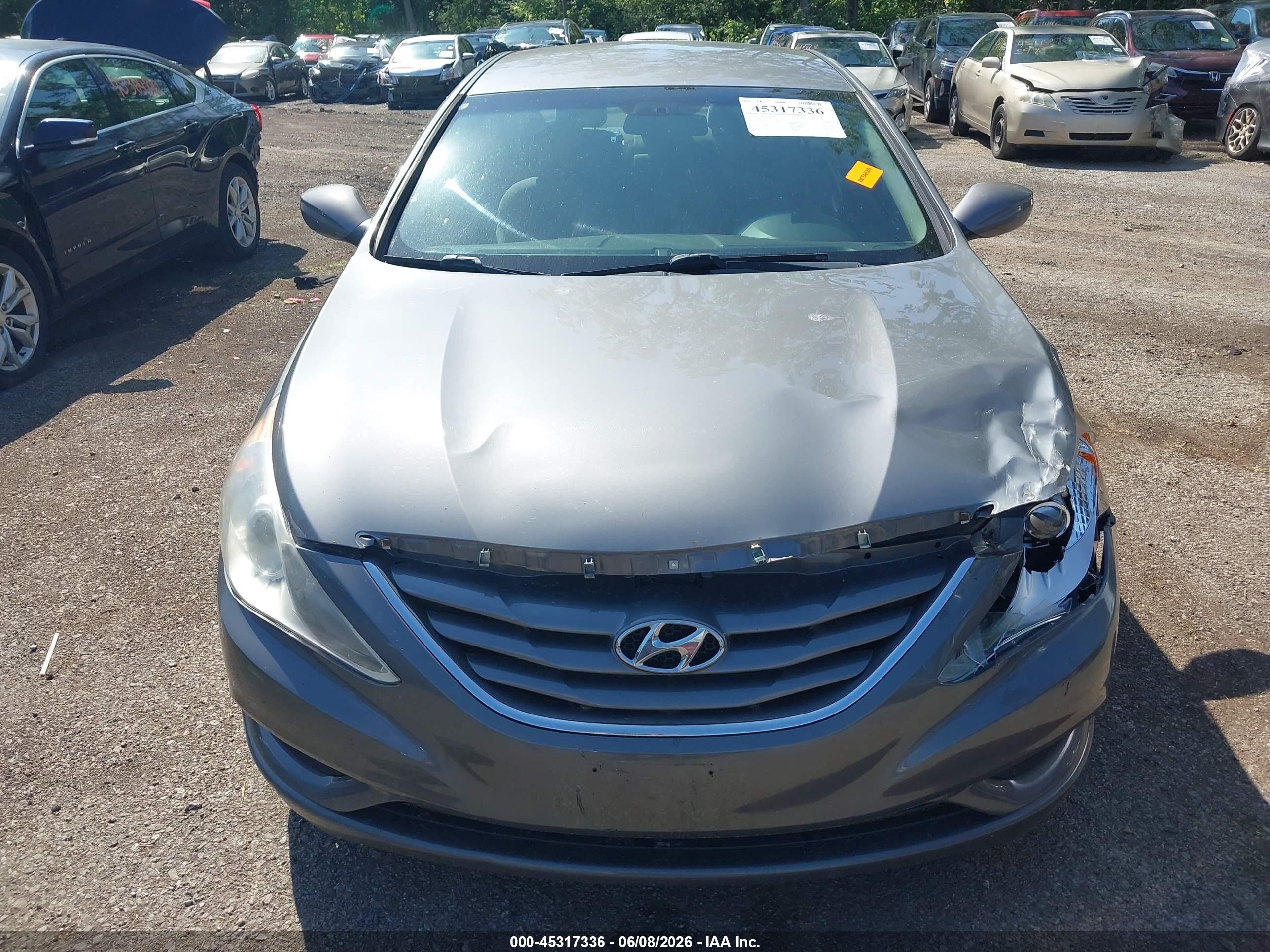 2011 Hyundai Sonata Gls Gray vin: 5NPEB4AC9BH142479