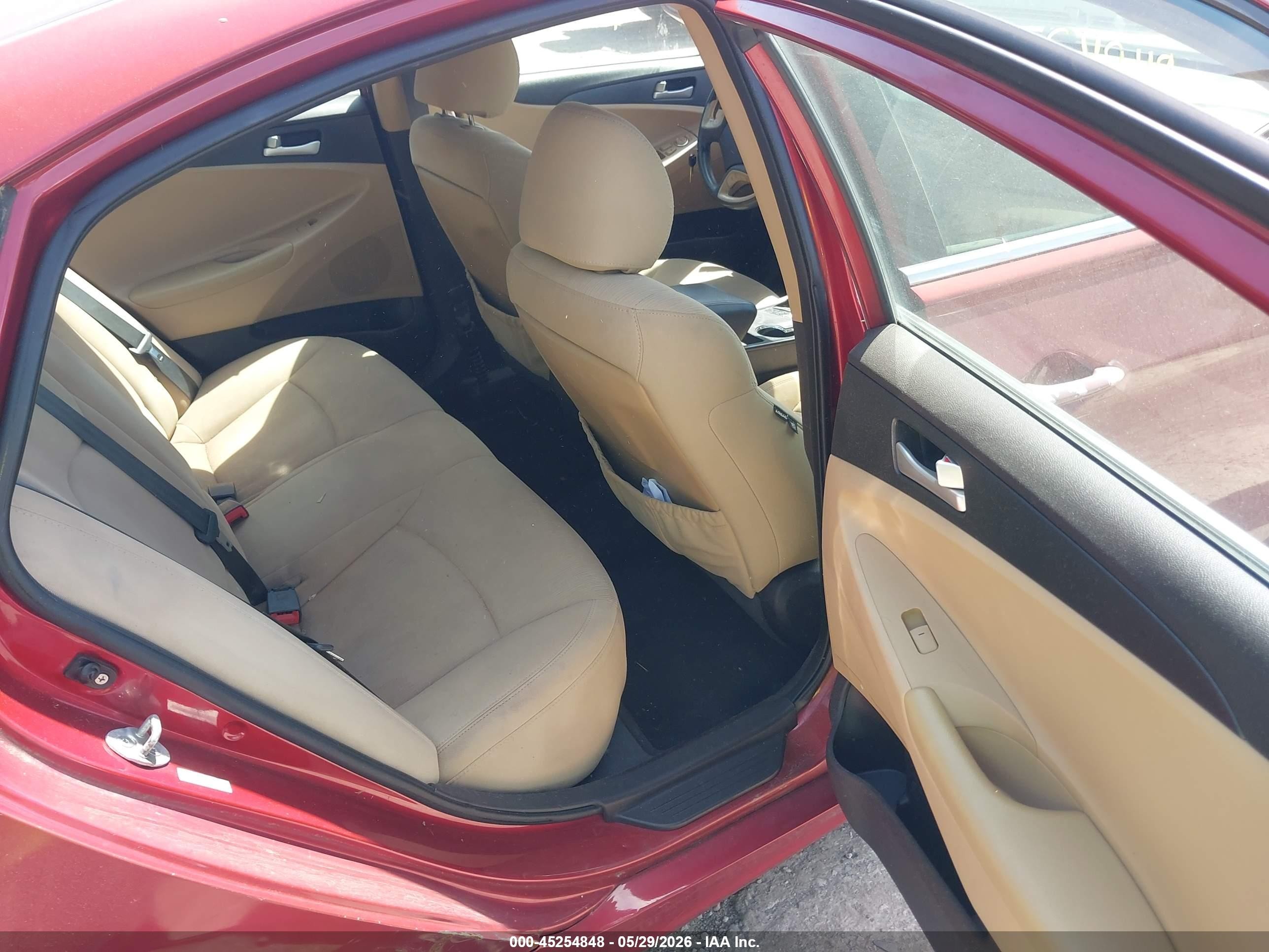 2011 Hyundai Sonata Gls Красный vin: 5NPEB4AC9BH152848
