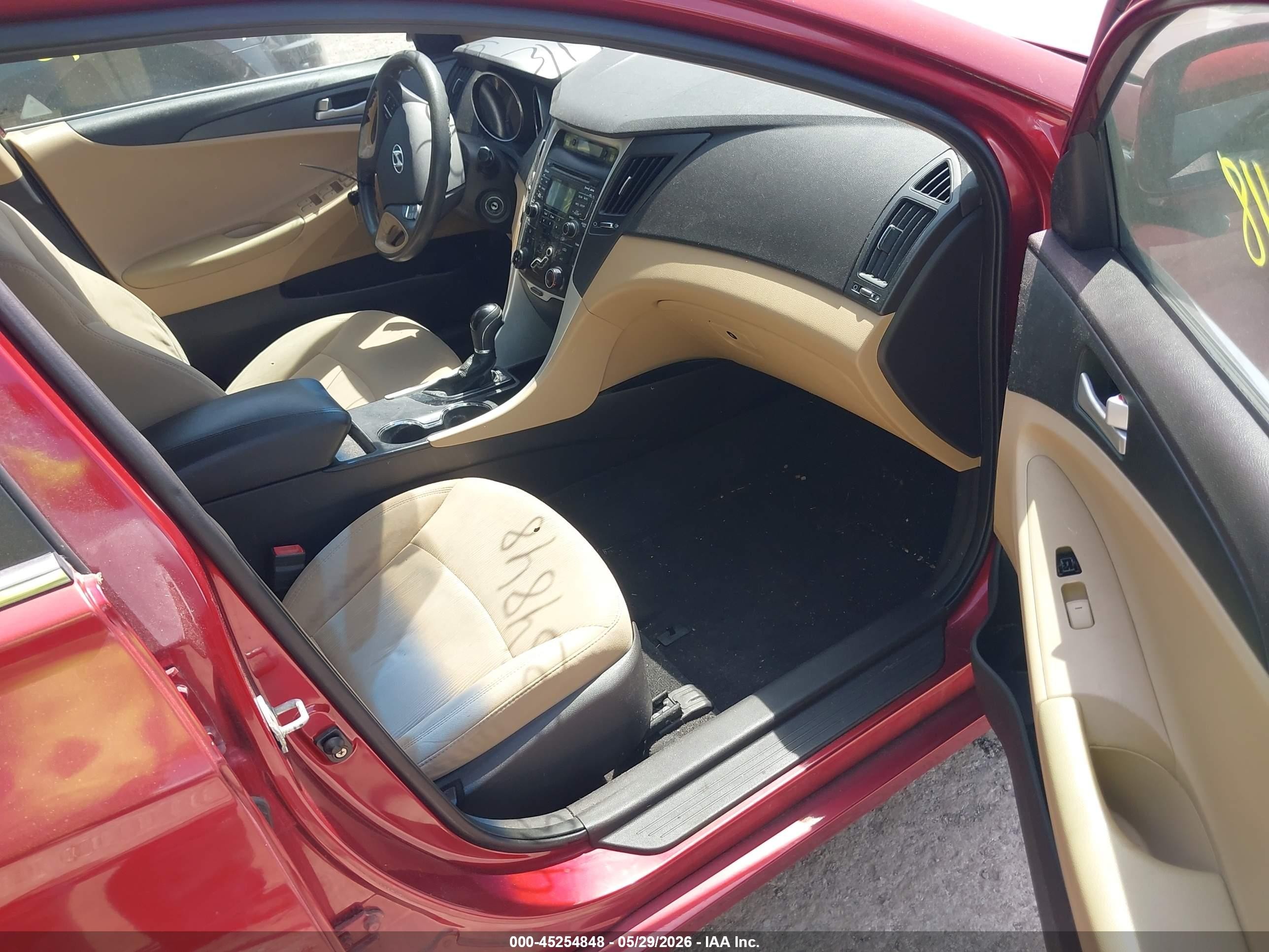 2011 Hyundai Sonata Gls Красный vin: 5NPEB4AC9BH152848