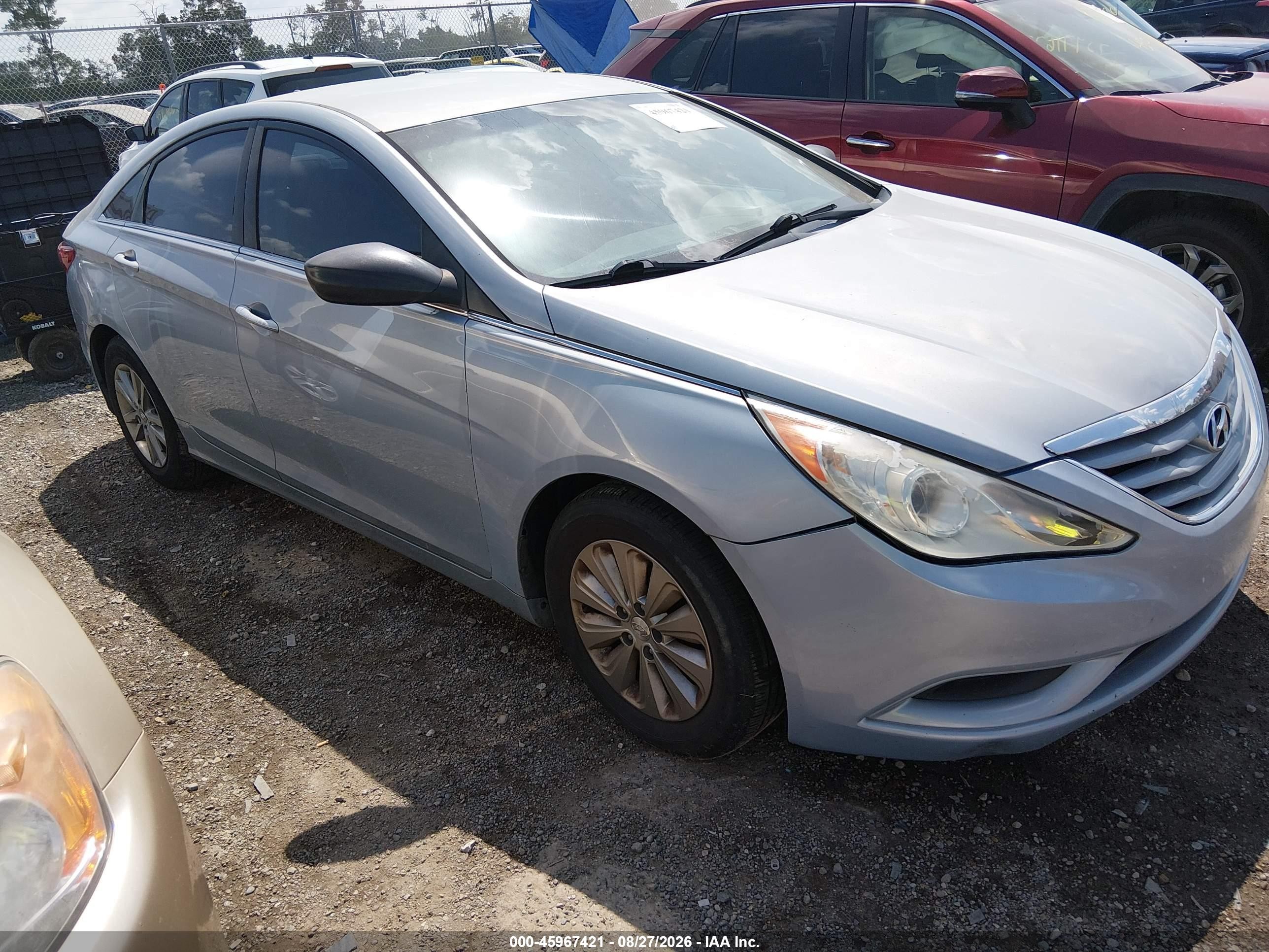 2011 Hyundai Sonata Gls Синий vin: 5NPEB4AC9BH157113