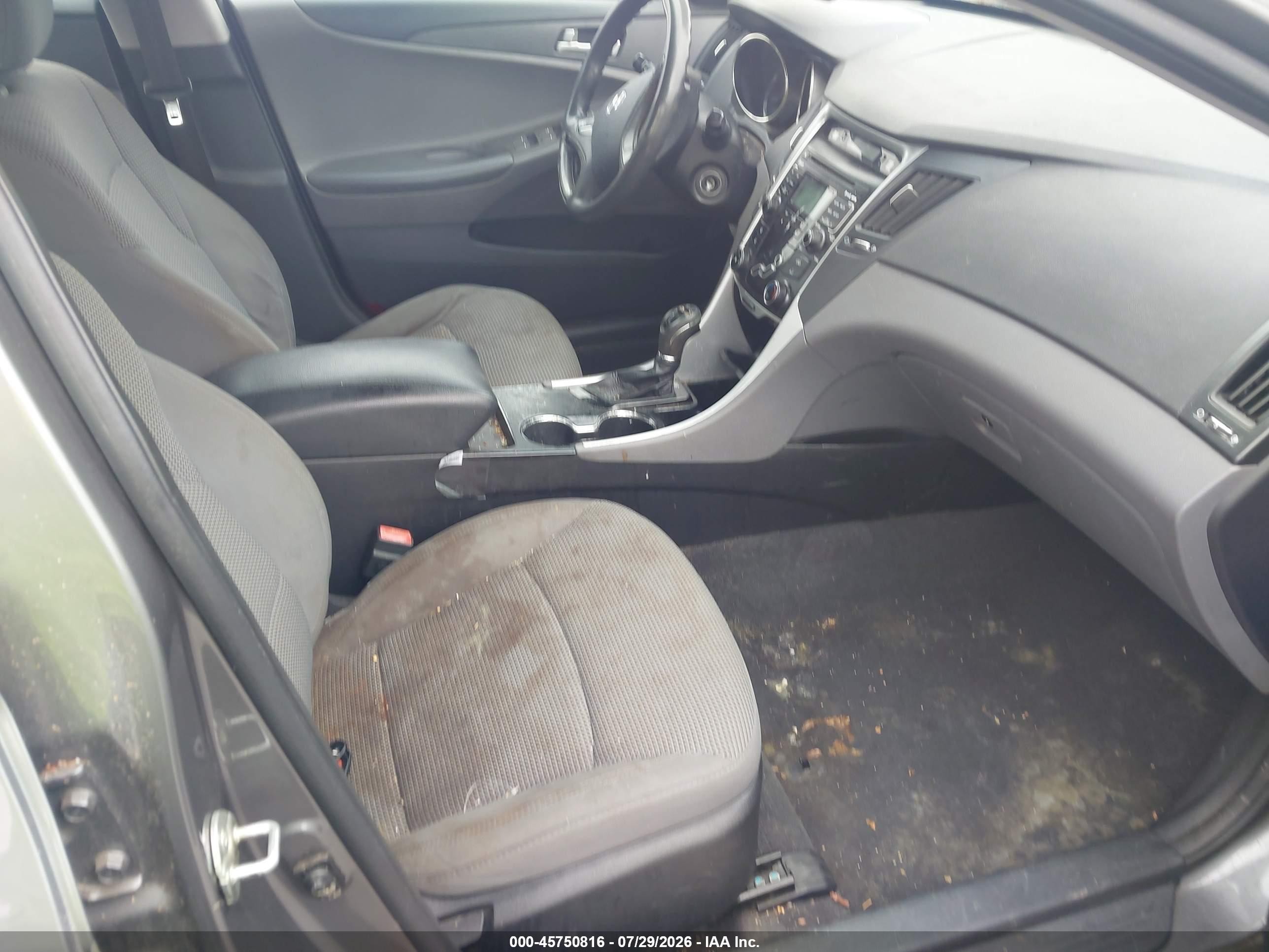 2011 Hyundai Sonata Gls Gray vin: 5NPEB4AC9BH166586