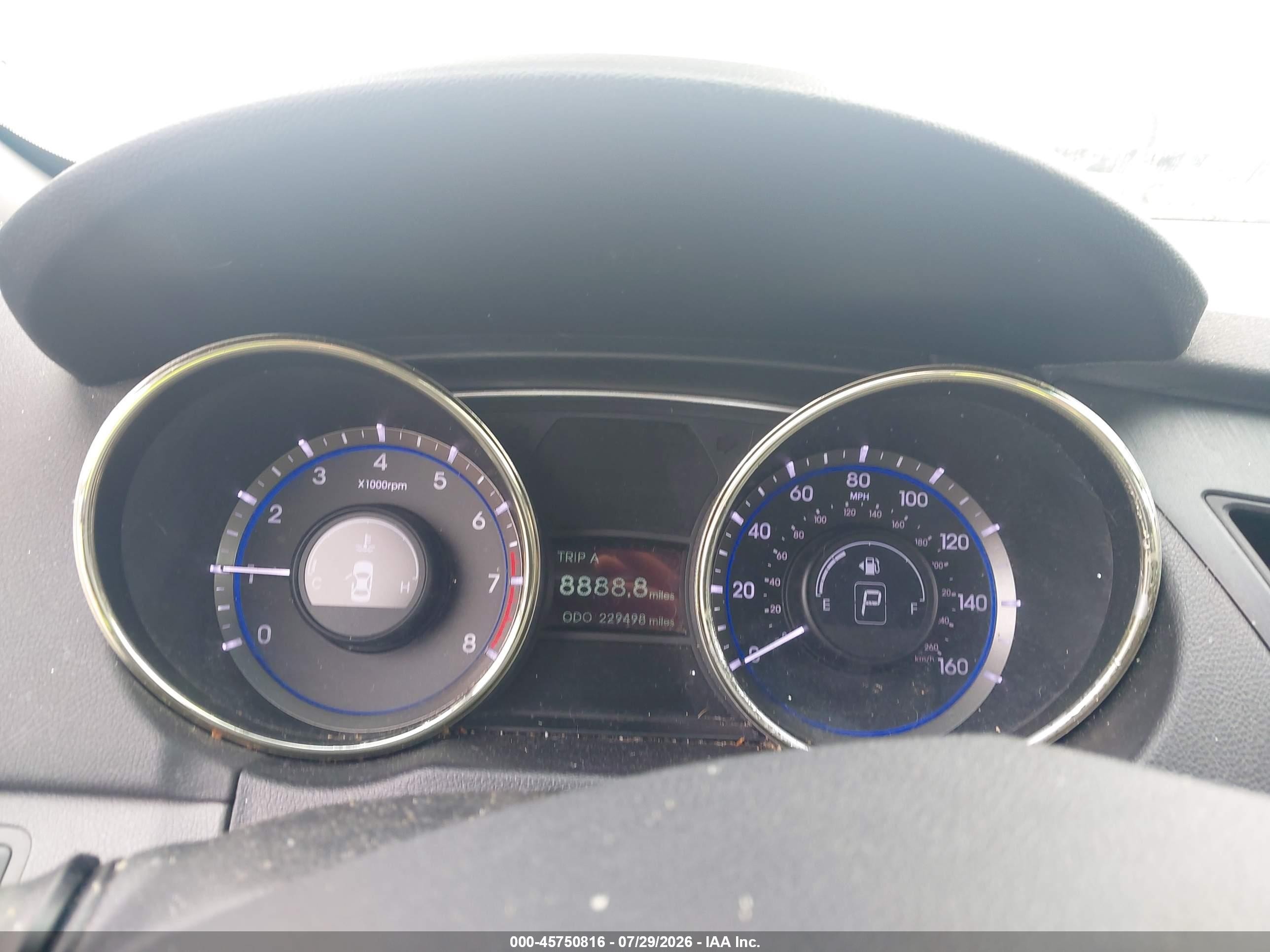 2011 Hyundai Sonata Gls Gray vin: 5NPEB4AC9BH166586