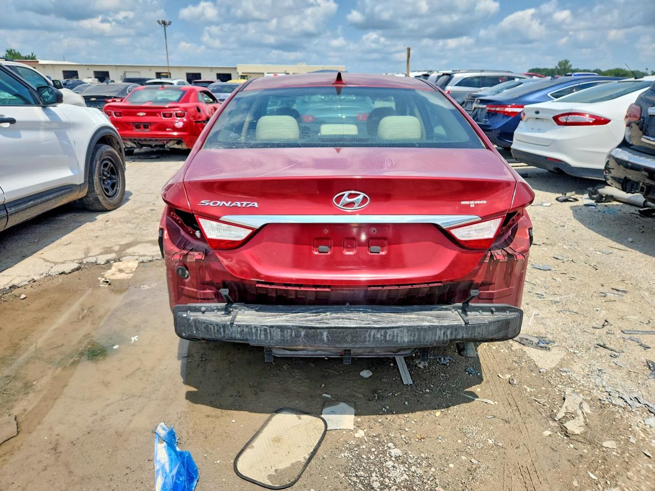 2011 Hyundai Sonata Gls Burgundy vin: 5NPEB4AC9BH170430