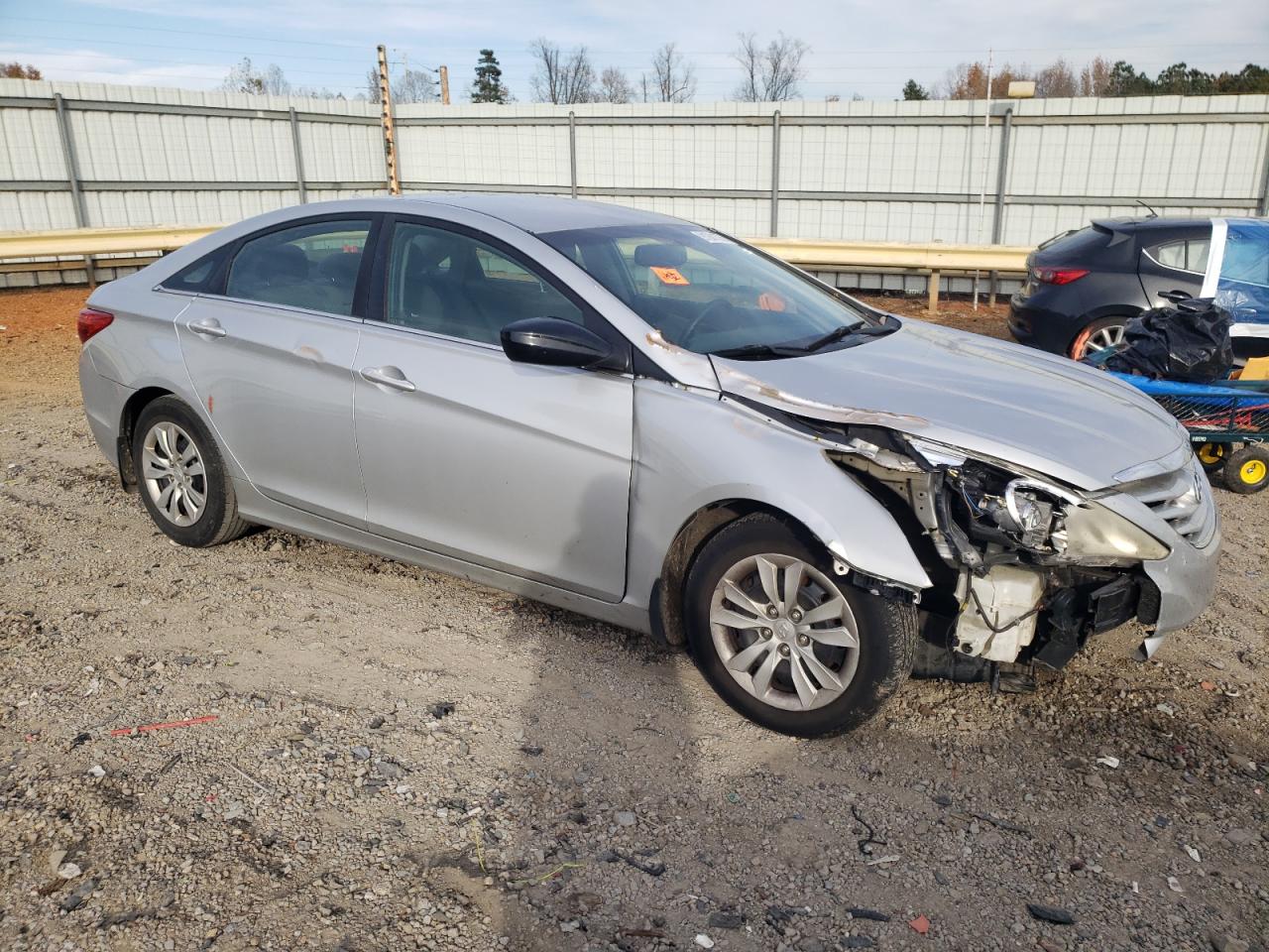 2011 Hyundai Sonata Gls Silver vin: 5NPEB4AC9BH171206