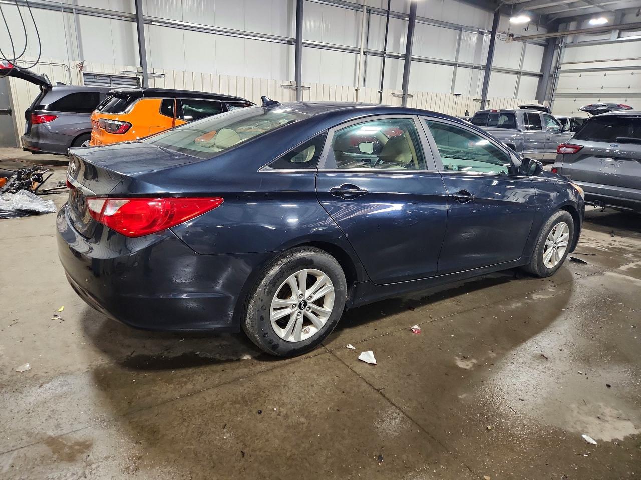 2011 Hyundai Sonata Gls Blue vin: 5NPEB4AC9BH172131