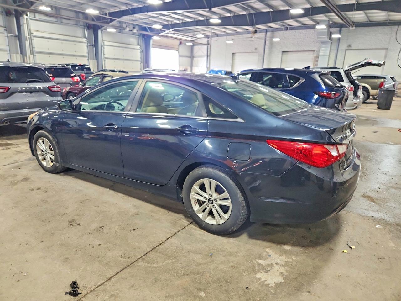 2011 Hyundai Sonata Gls Blue vin: 5NPEB4AC9BH172131