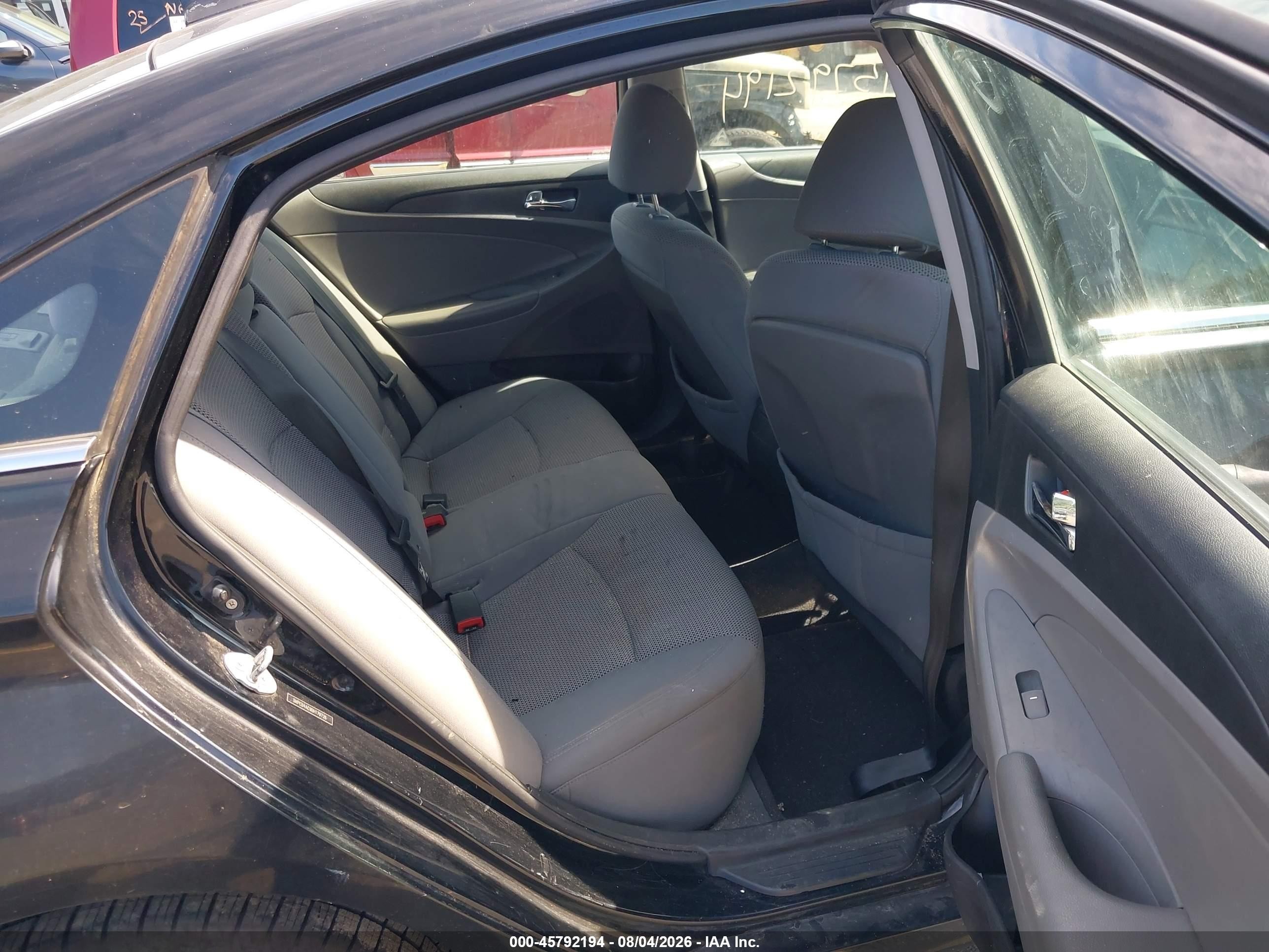 2011 Hyundai Sonata Gls Black vin: 5NPEB4AC9BH179726