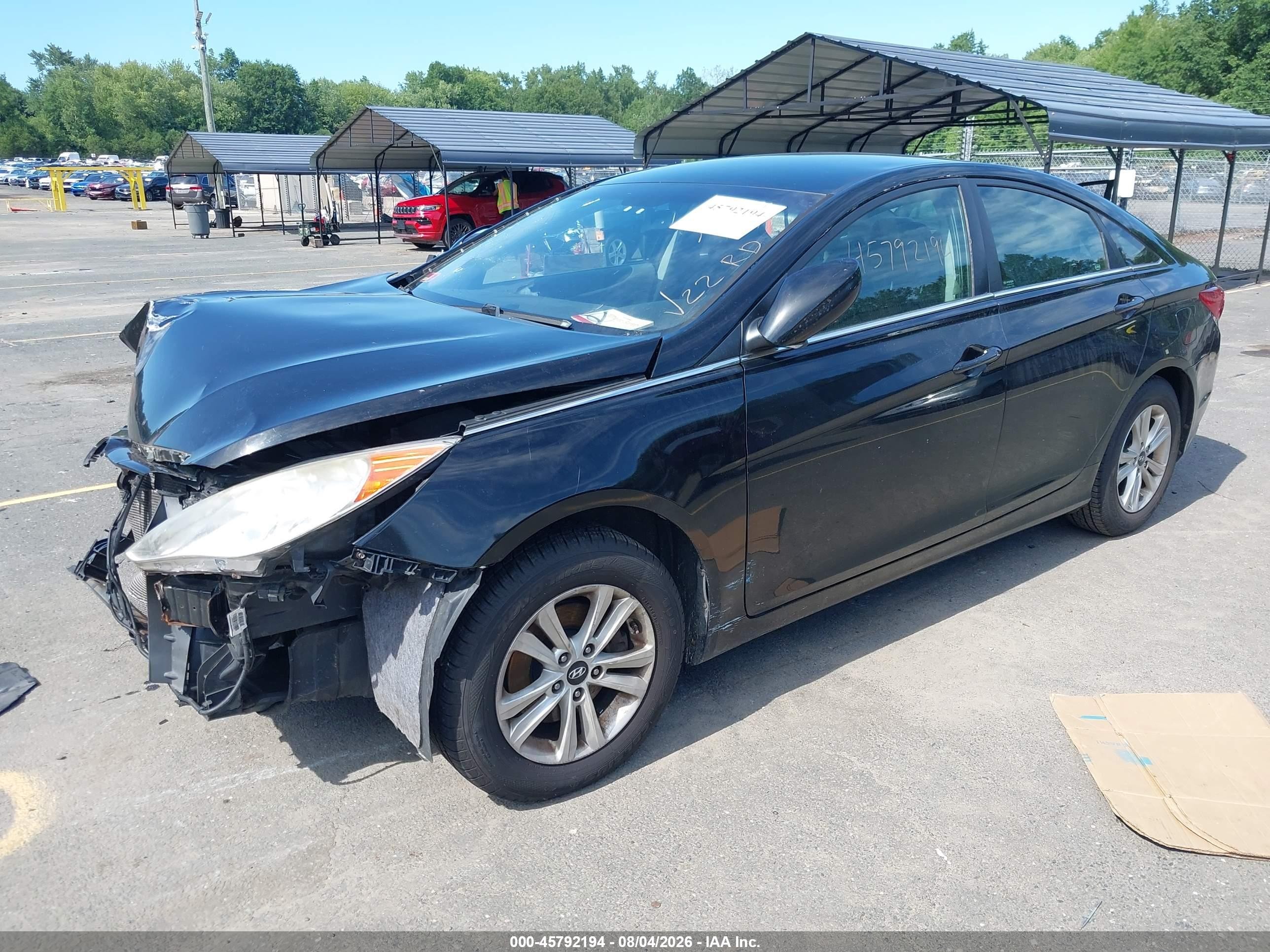 2011 Hyundai Sonata Gls Black vin: 5NPEB4AC9BH179726