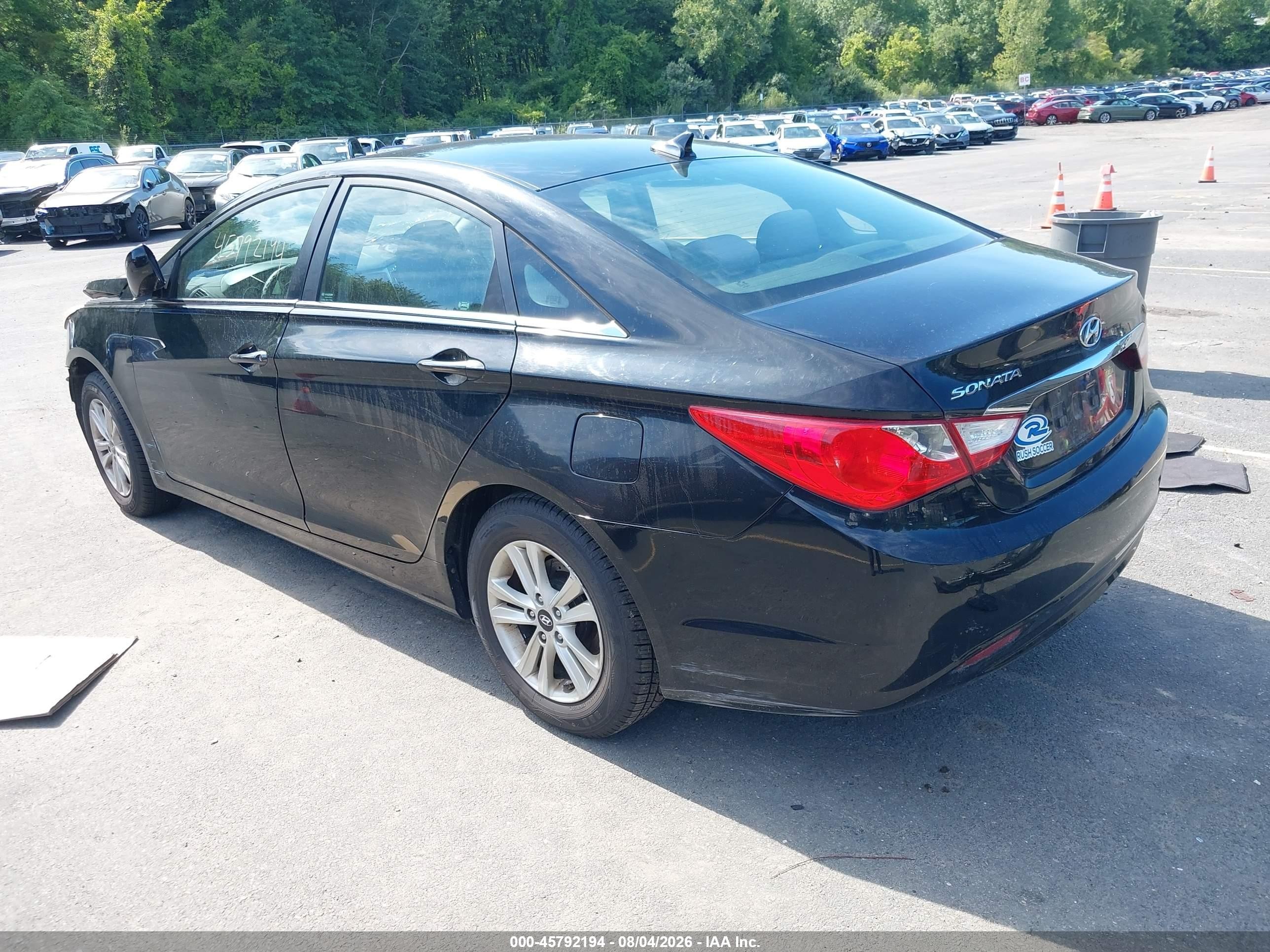 2011 Hyundai Sonata Gls Black vin: 5NPEB4AC9BH179726