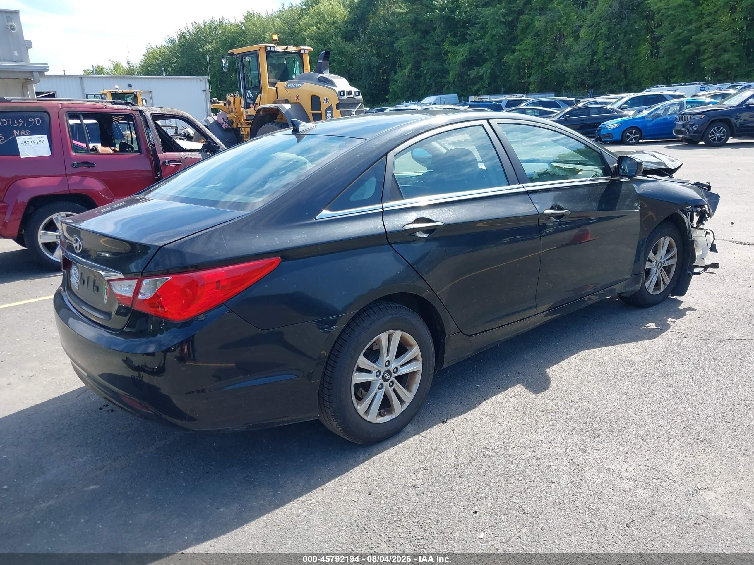2011 Hyundai Sonata Gls Black vin: 5NPEB4AC9BH179726