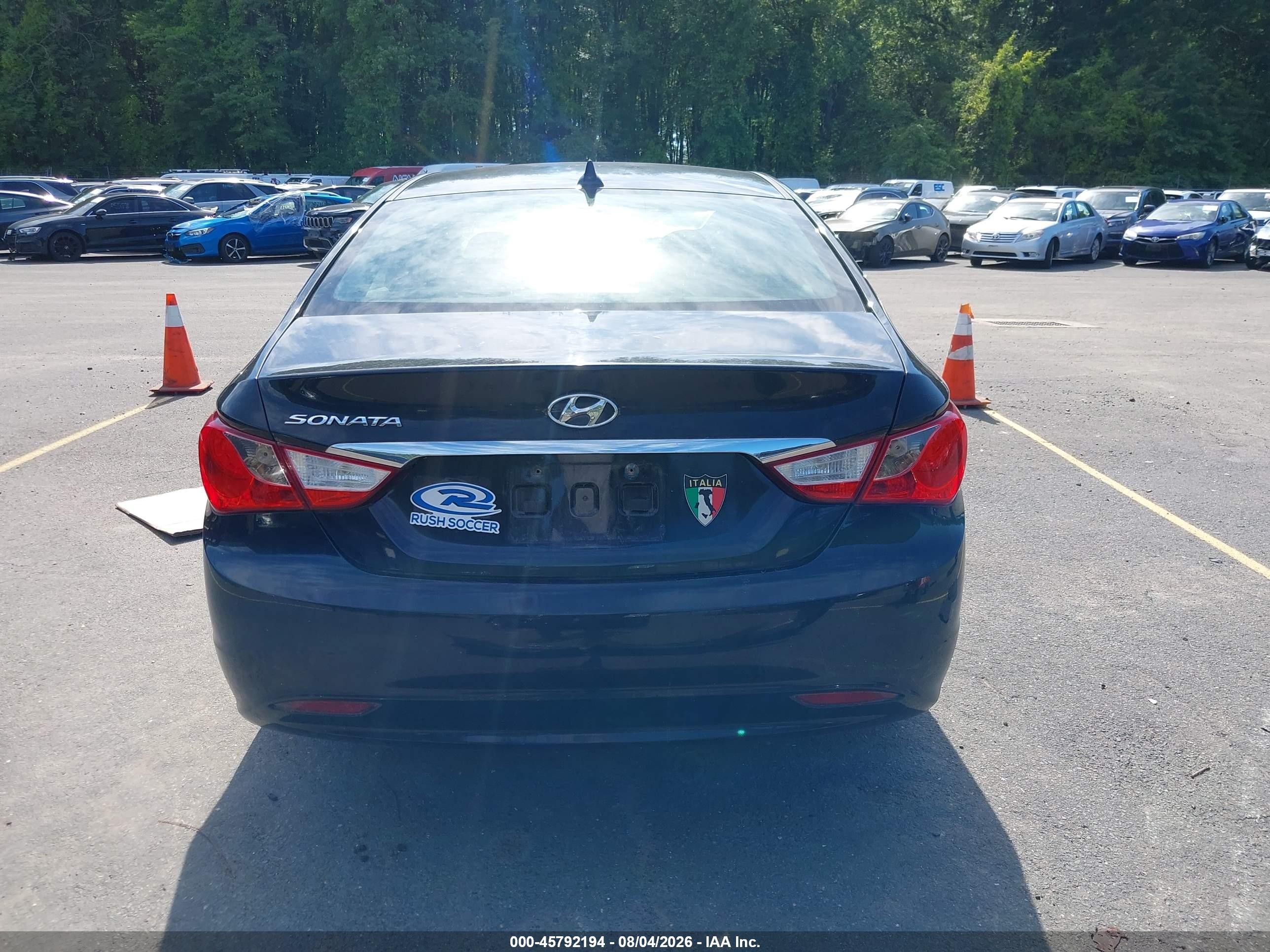 2011 Hyundai Sonata Gls Black vin: 5NPEB4AC9BH179726