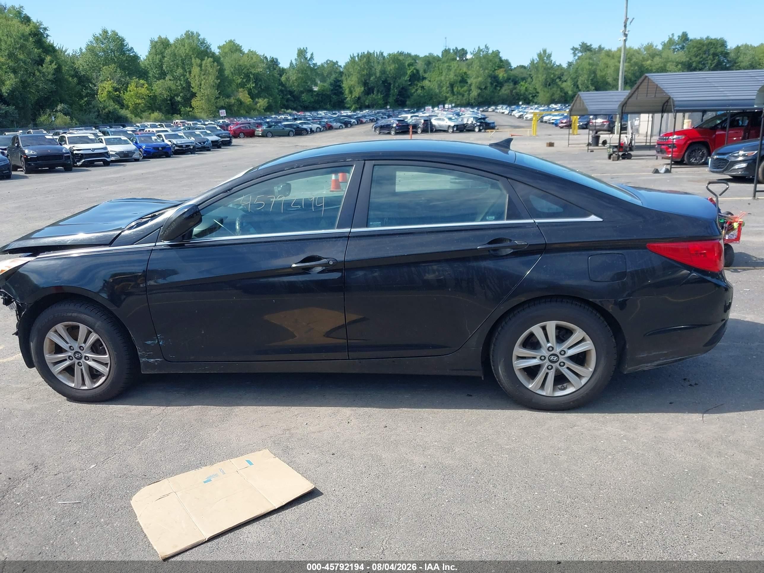 2011 Hyundai Sonata Gls Black vin: 5NPEB4AC9BH179726