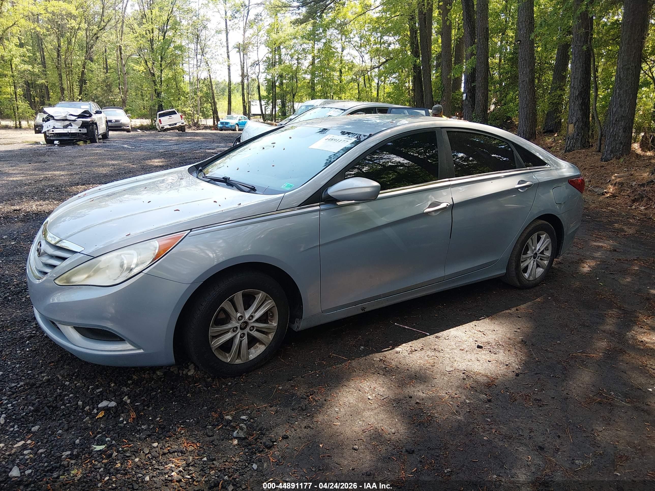 2011 Hyundai Sonata Gls Light Blue vin: 5NPEB4AC9BH181945
