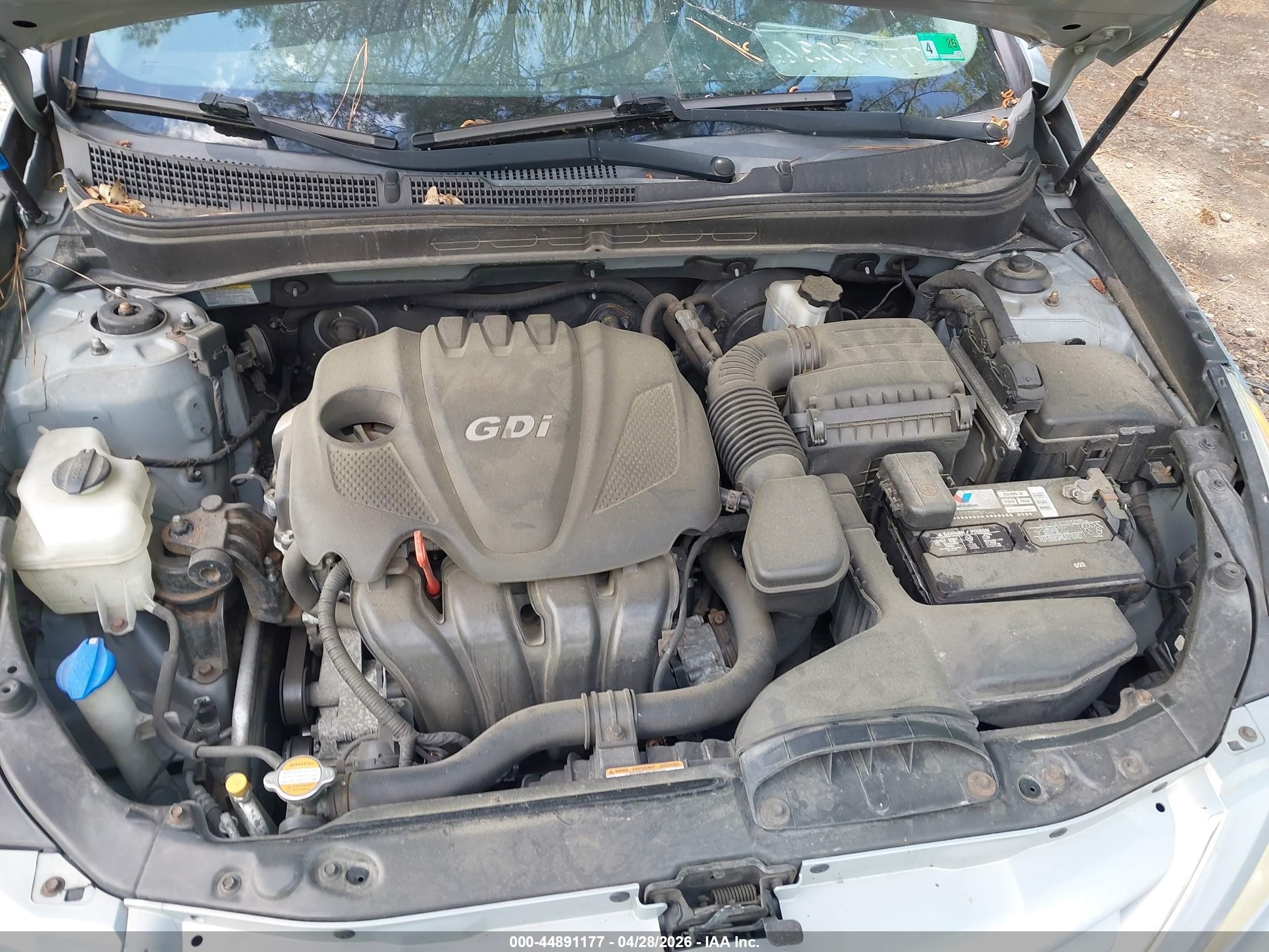 2011 Hyundai Sonata Gls Light Blue vin: 5NPEB4AC9BH181945
