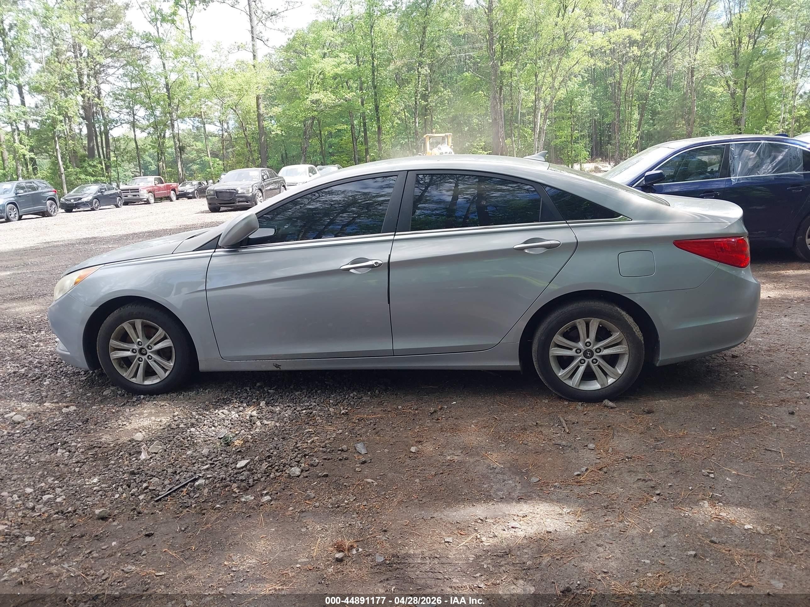 2011 Hyundai Sonata Gls Light Blue vin: 5NPEB4AC9BH181945