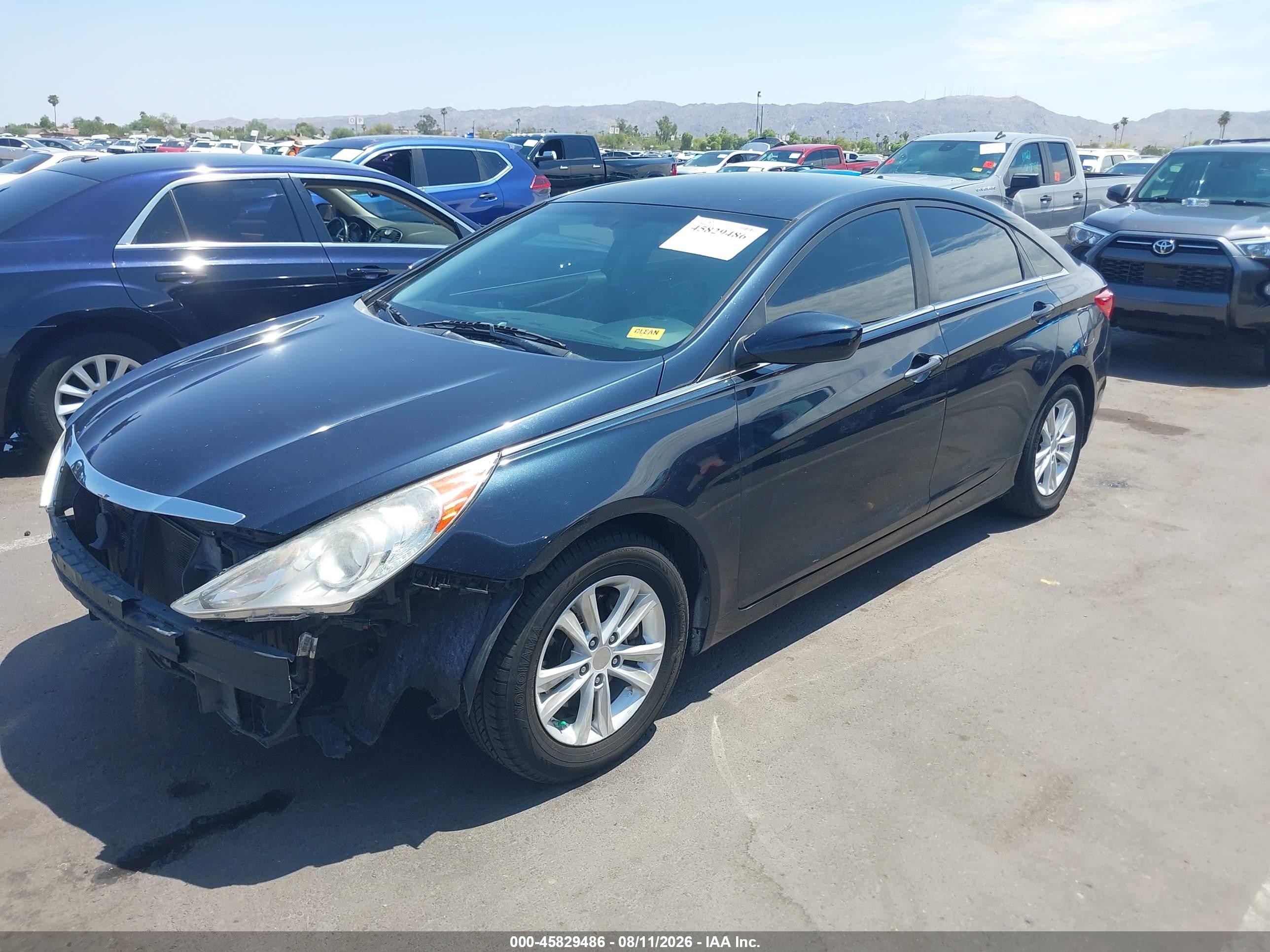 2011 Hyundai Sonata Gls Black vin: 5NPEB4AC9BH190239
