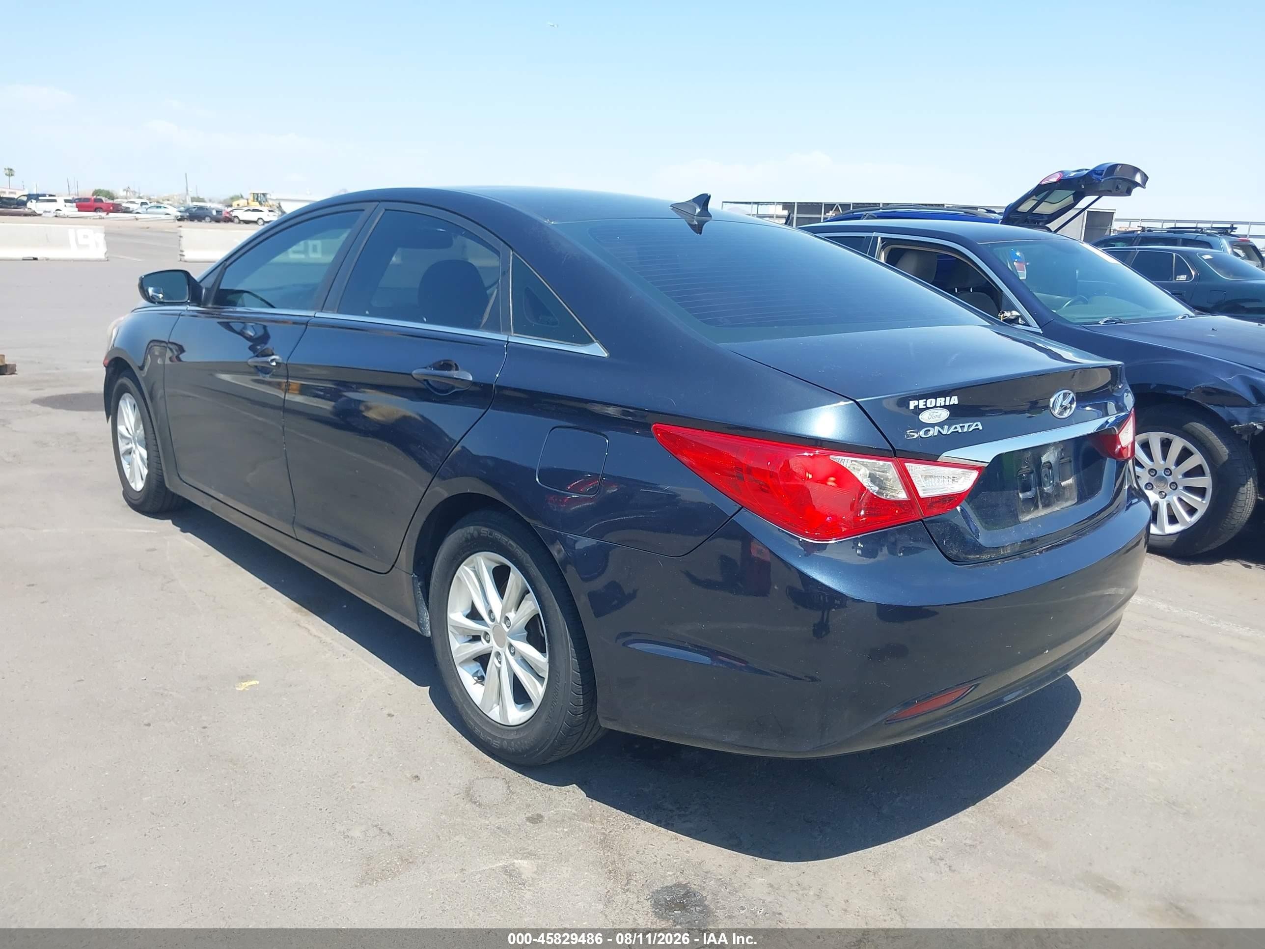 2011 Hyundai Sonata Gls Black vin: 5NPEB4AC9BH190239