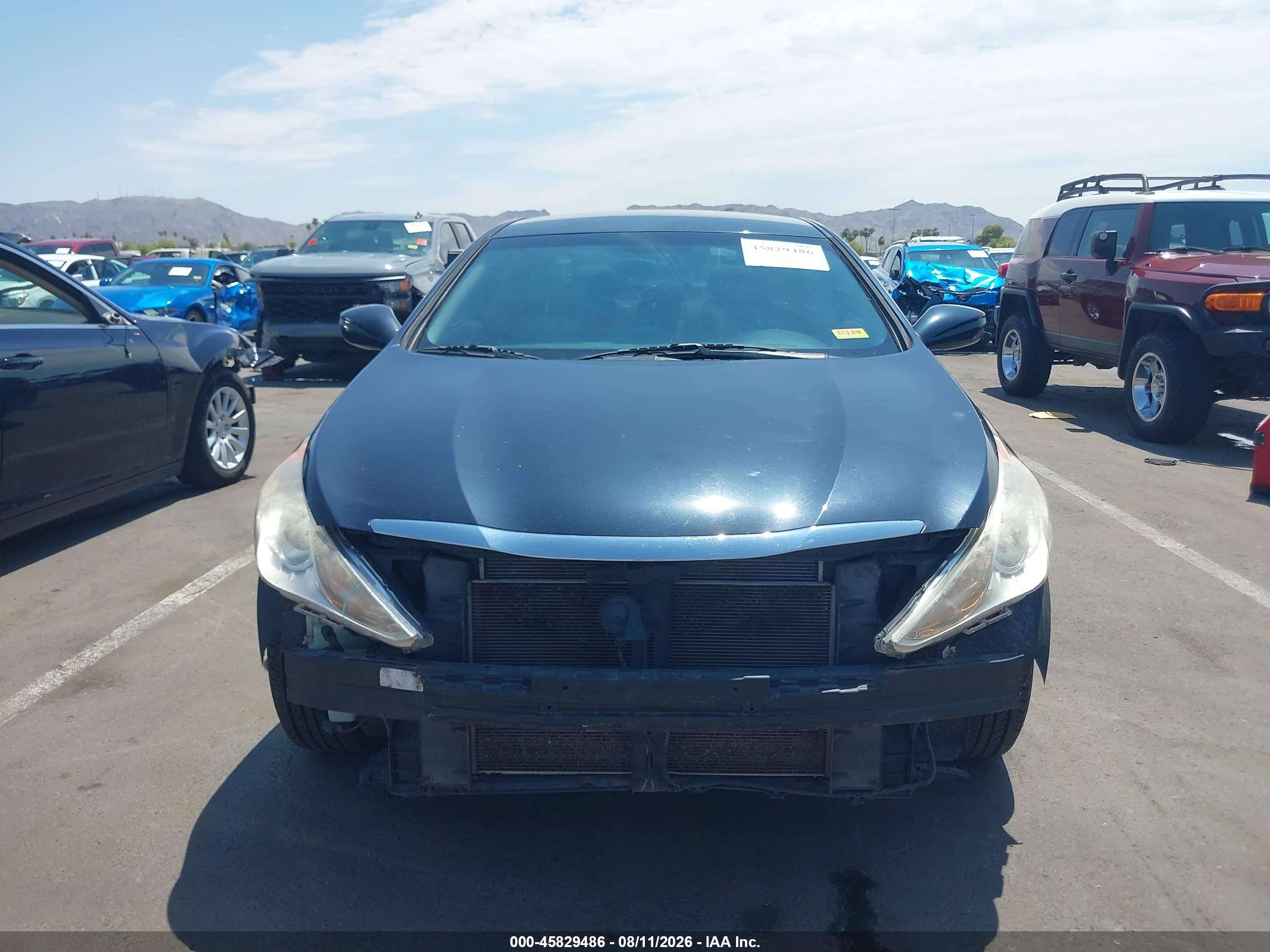 2011 Hyundai Sonata Gls Black vin: 5NPEB4AC9BH190239