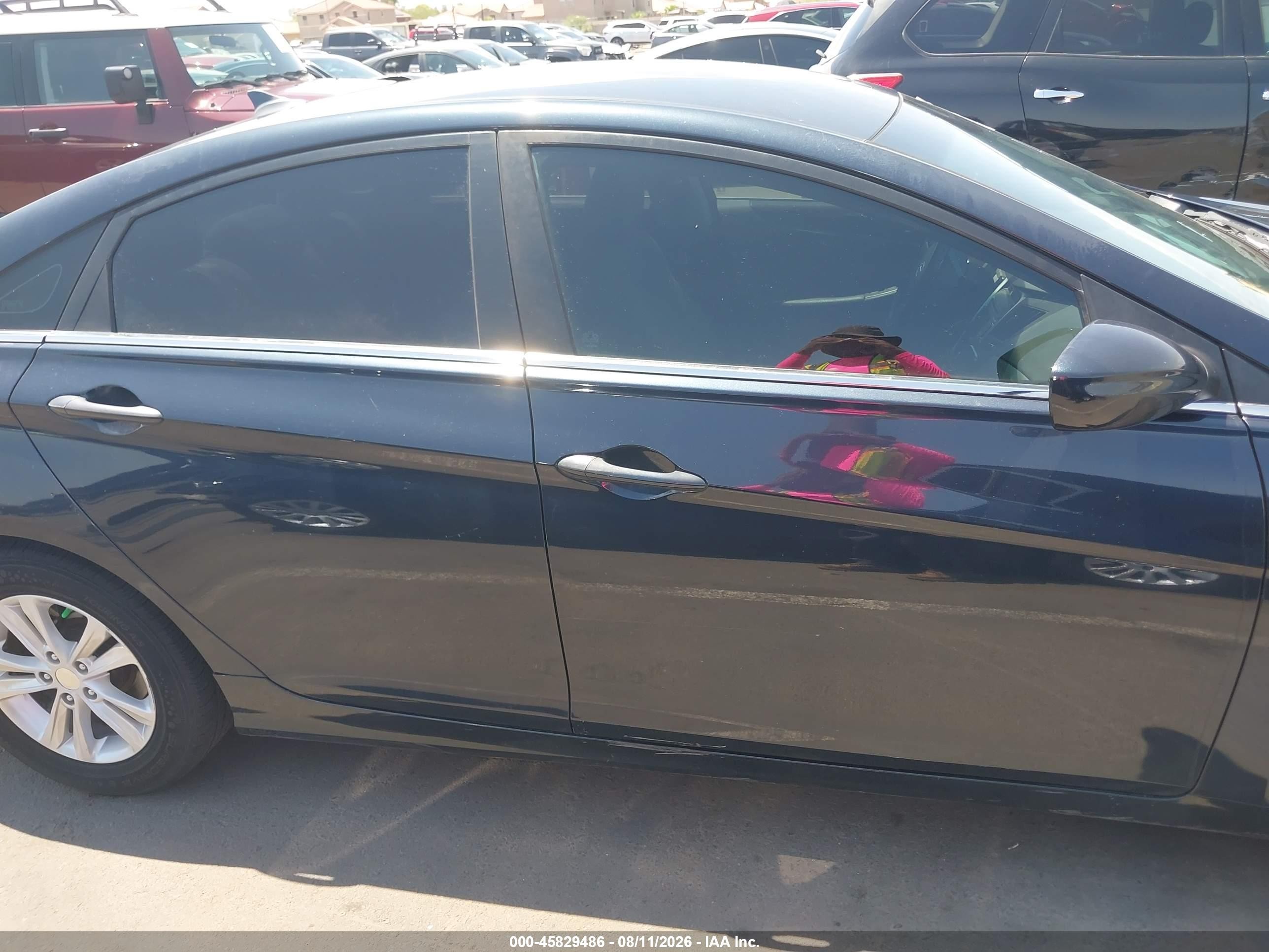 2011 Hyundai Sonata Gls Black vin: 5NPEB4AC9BH190239
