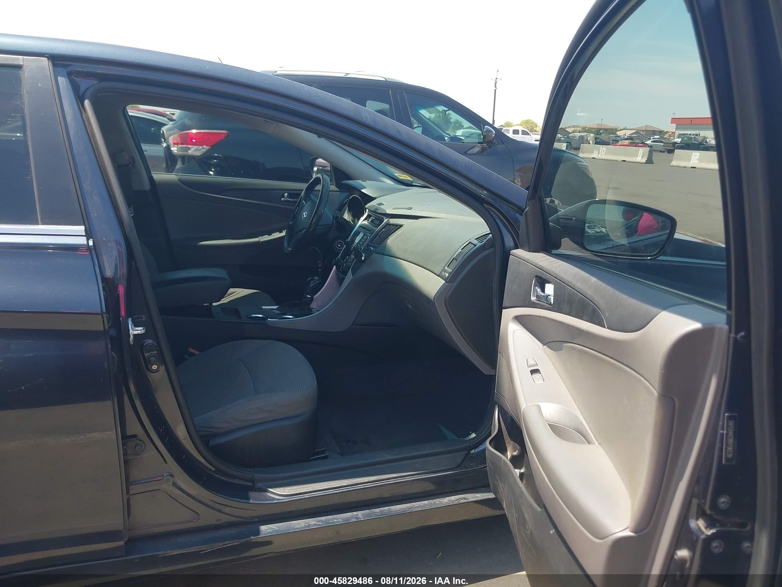 2011 Hyundai Sonata Gls Black vin: 5NPEB4AC9BH190239