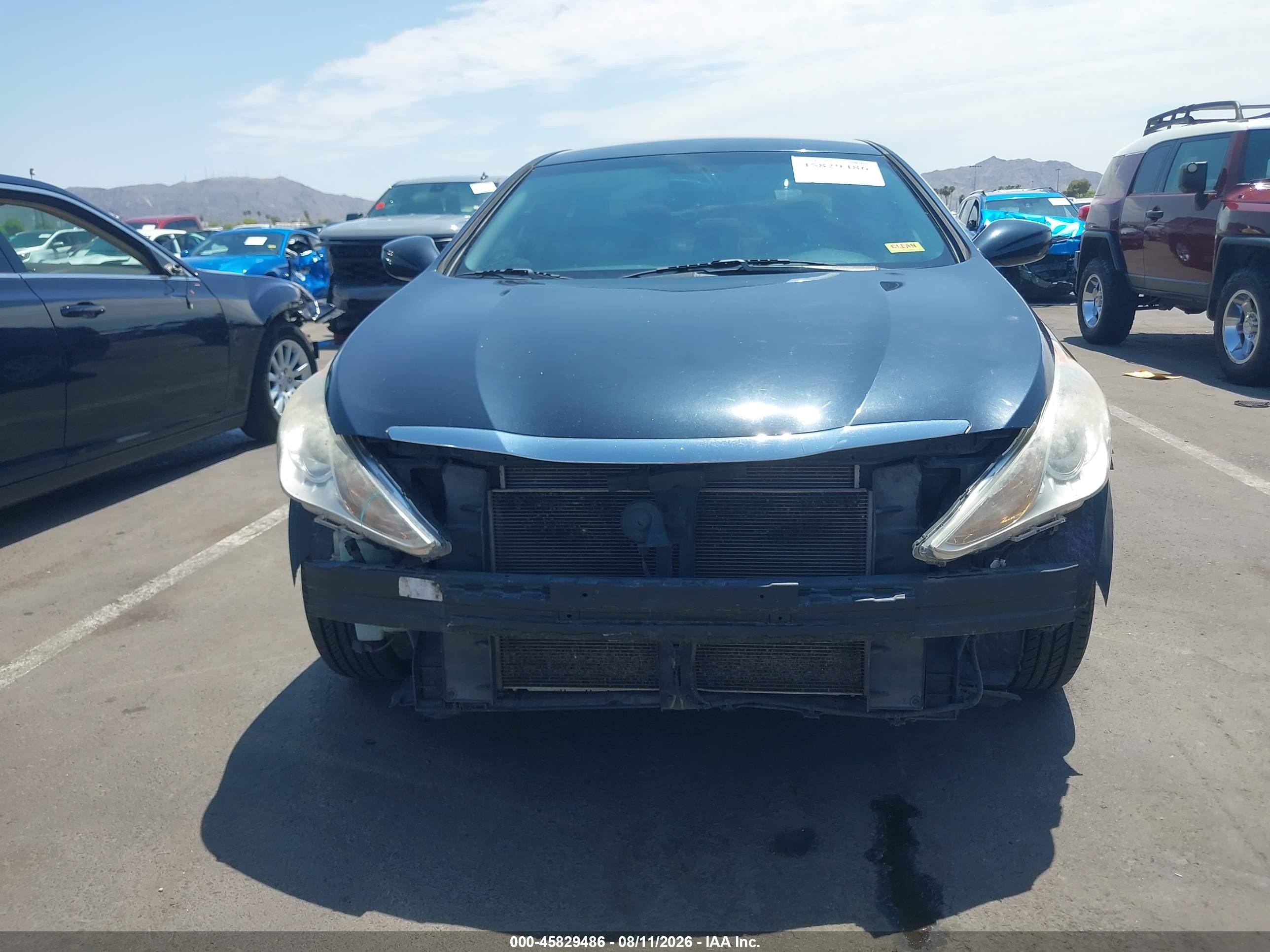 2011 Hyundai Sonata Gls Black vin: 5NPEB4AC9BH190239