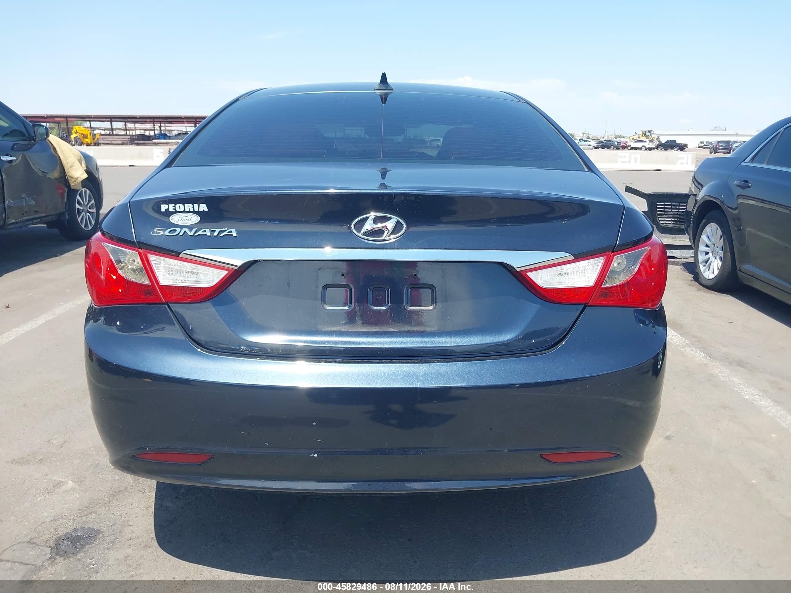 2011 Hyundai Sonata Gls Black vin: 5NPEB4AC9BH190239