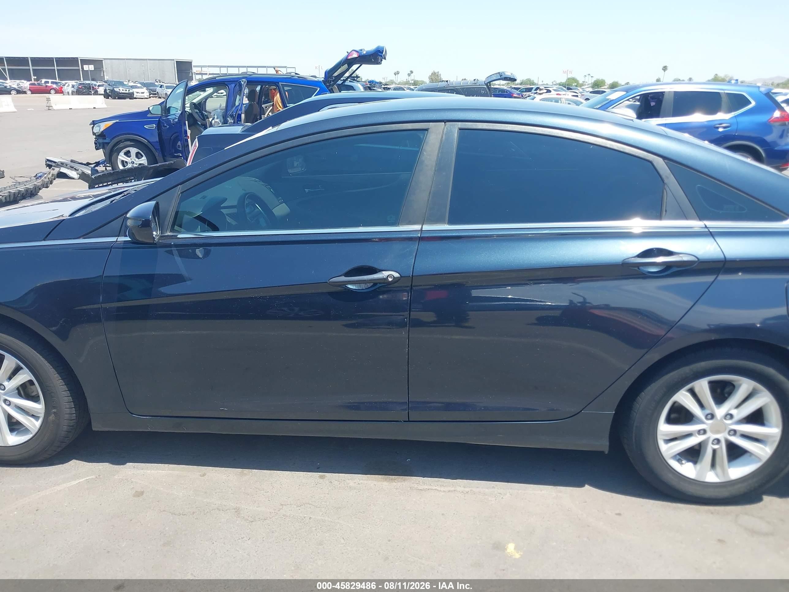 2011 Hyundai Sonata Gls Black vin: 5NPEB4AC9BH190239