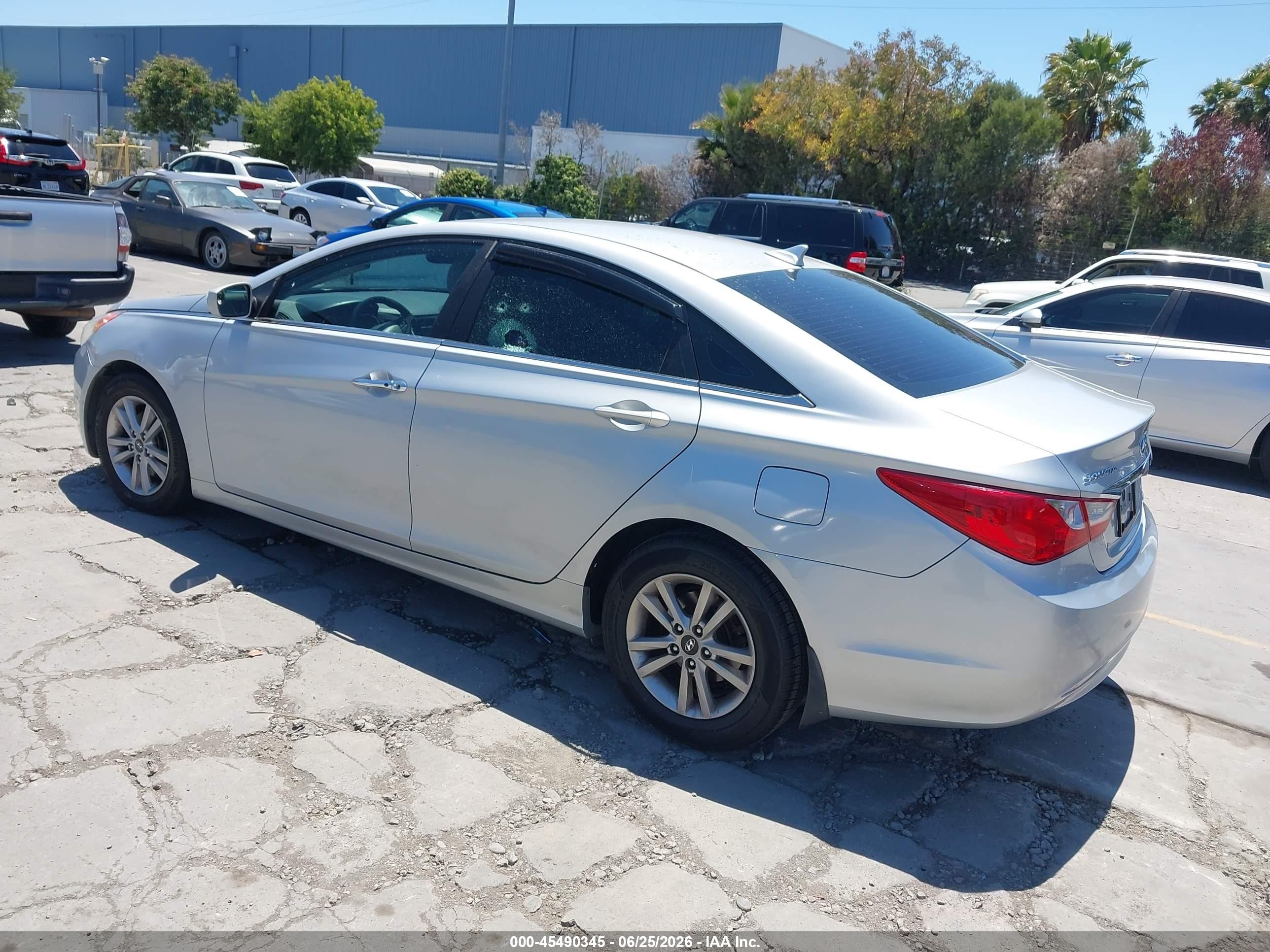 2011 Hyundai Sonata Gls Silver vin: 5NPEB4AC9BH203006