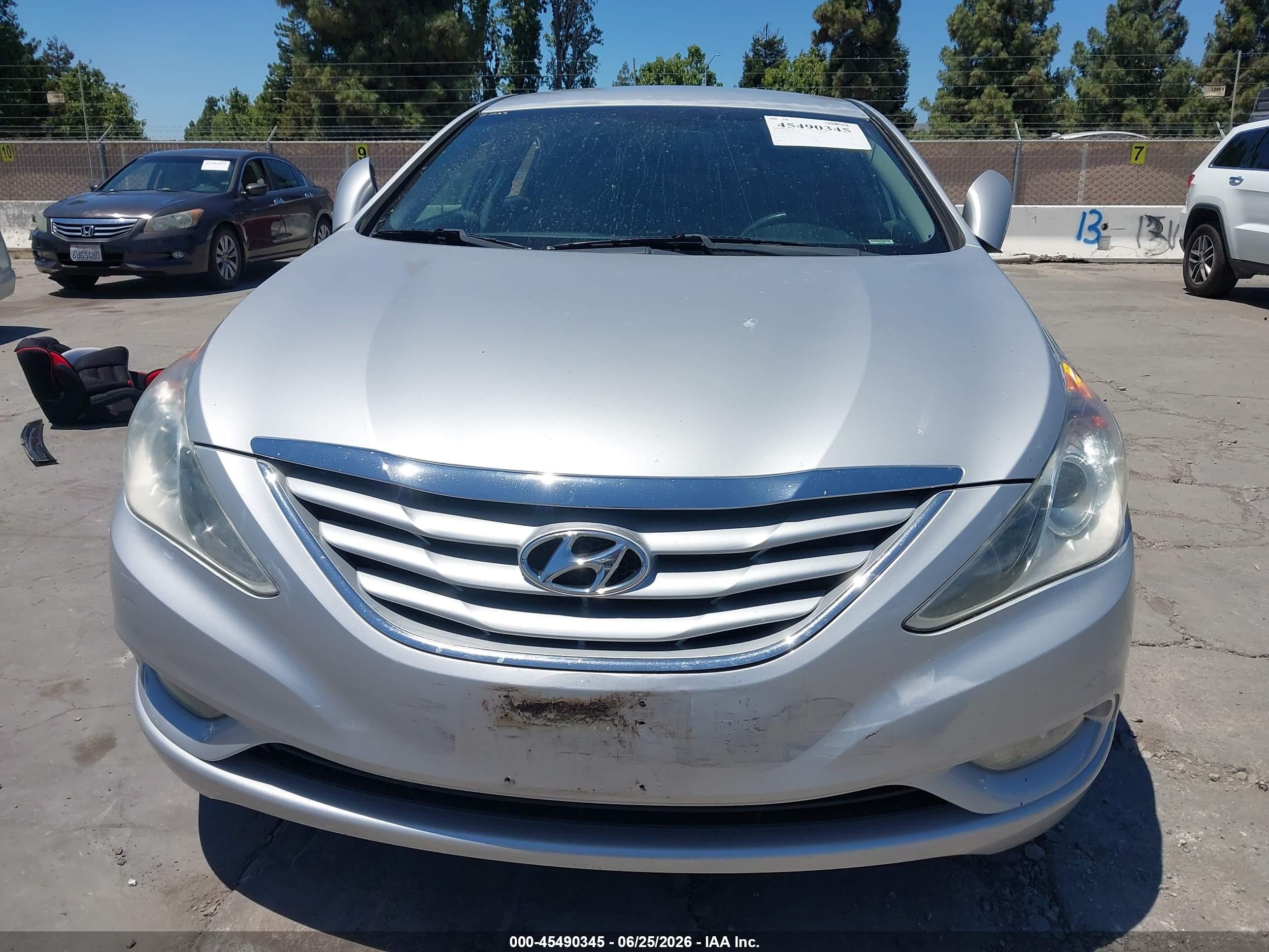 2011 Hyundai Sonata Gls Silver vin: 5NPEB4AC9BH203006