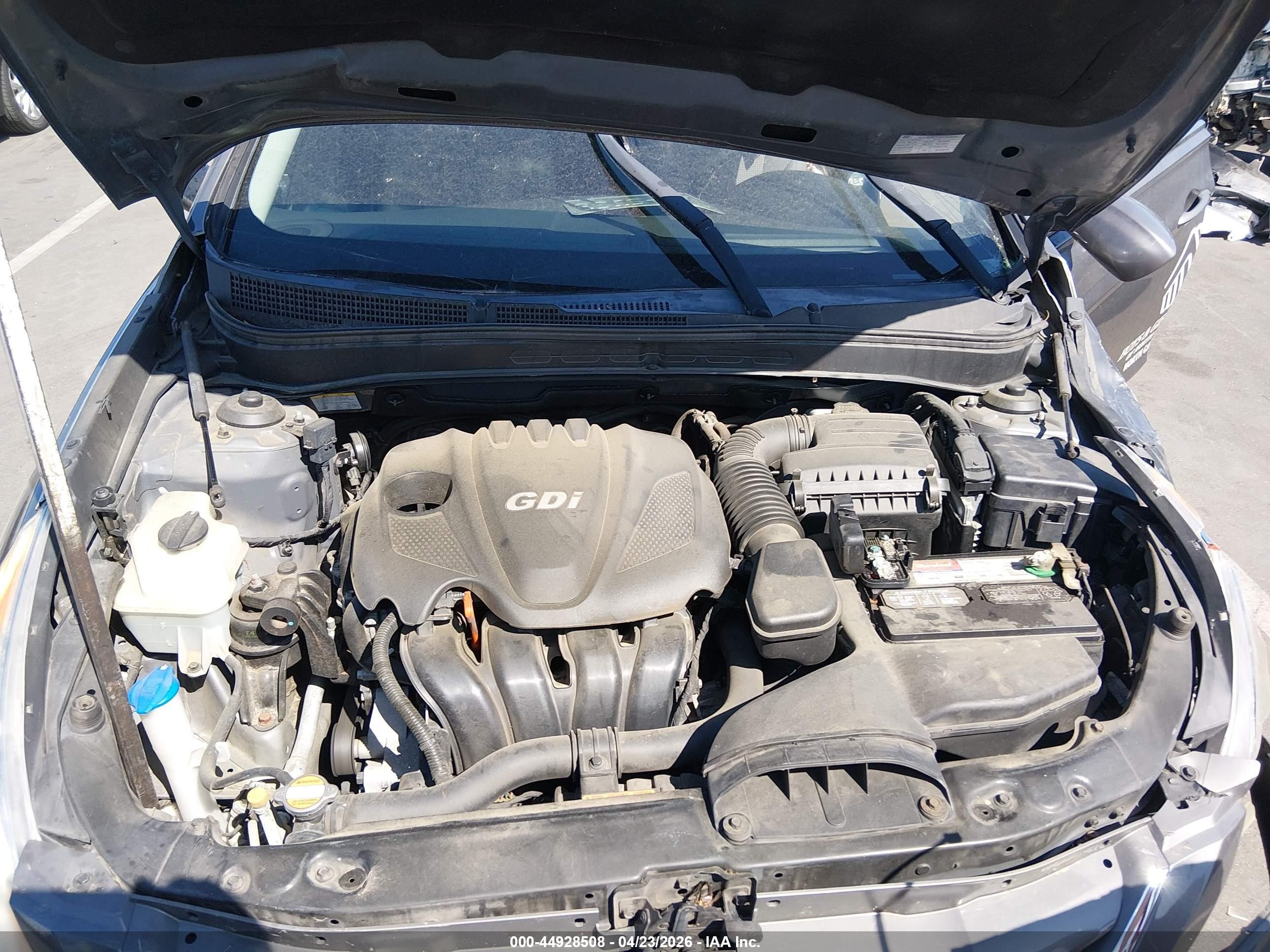 2011 Hyundai Sonata Gls Серый vin: 5NPEB4AC9BH222154