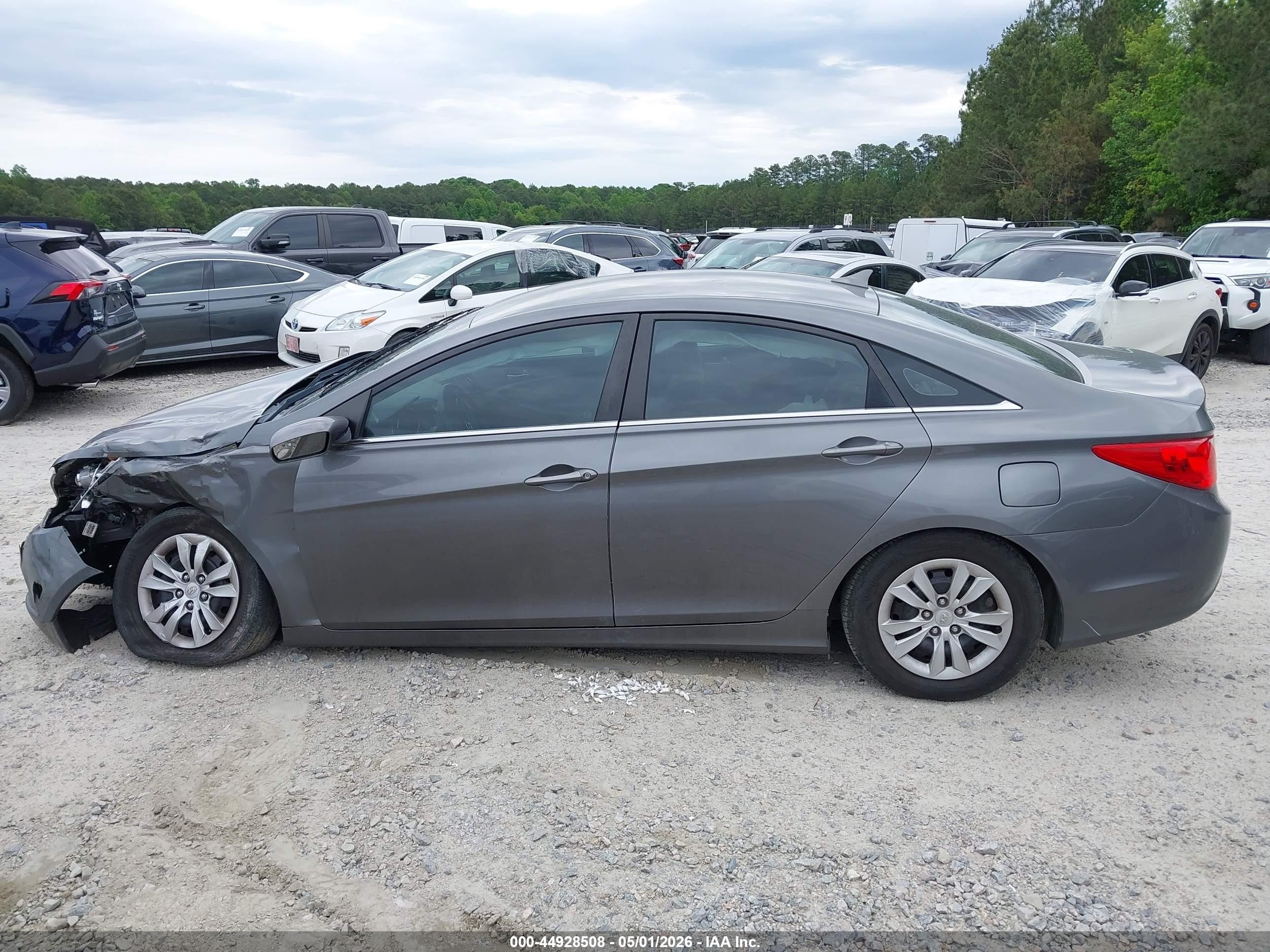 2011 Hyundai Sonata Gls Серый vin: 5NPEB4AC9BH222154