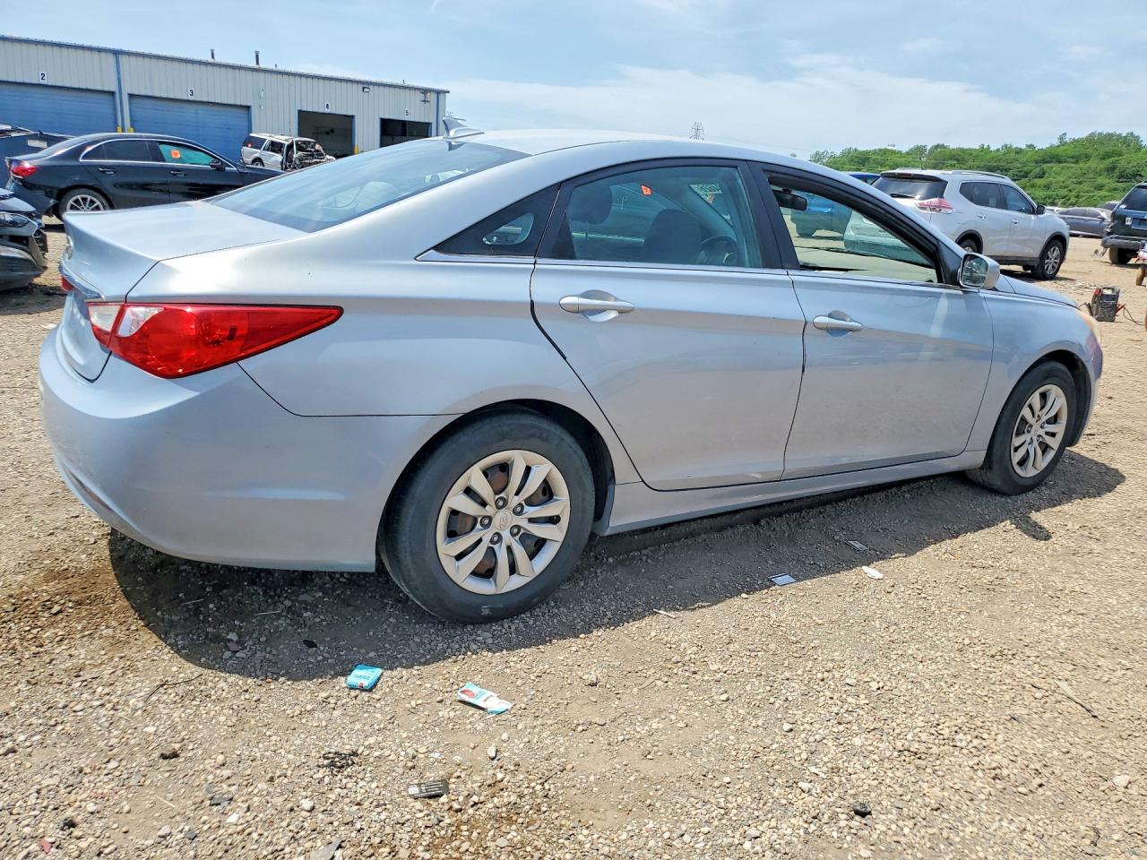 2011 Hyundai Sonata Gls Silver vin: 5NPEB4AC9BH224289