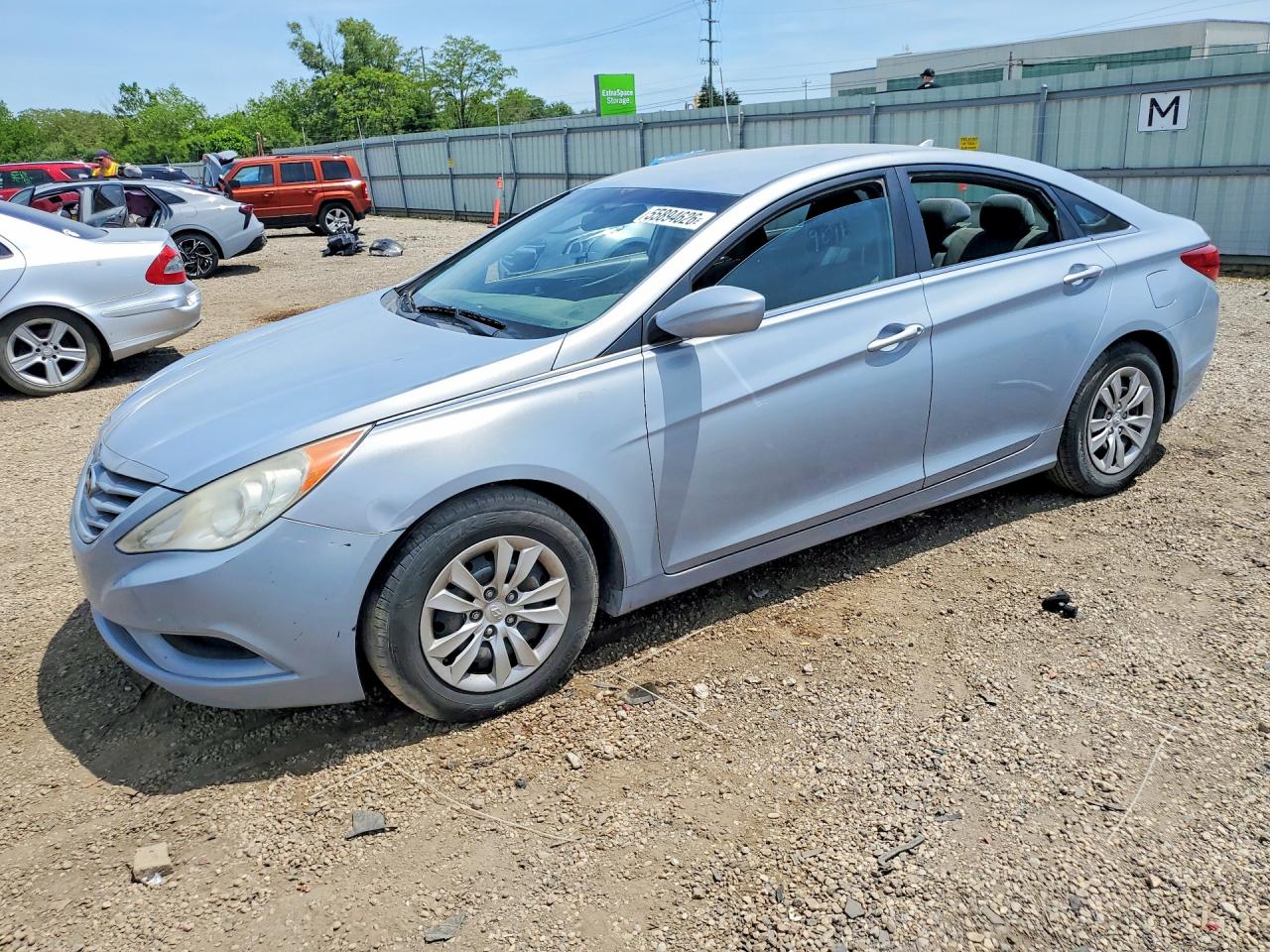 2011 Hyundai Sonata Gls Silver vin: 5NPEB4AC9BH224289