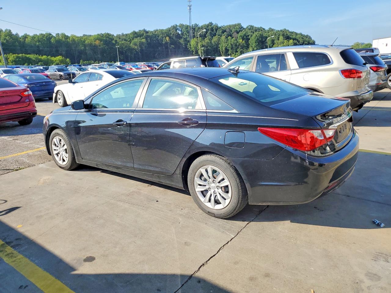2011 Hyundai Sonata Gls Black vin: 5NPEB4AC9BH229055