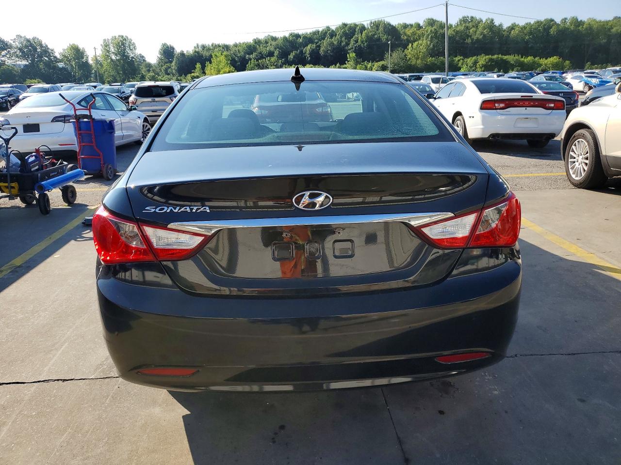 2011 Hyundai Sonata Gls Black vin: 5NPEB4AC9BH229055