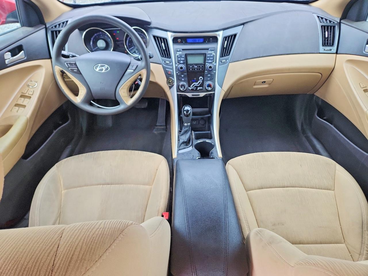 2011 Hyundai Sonata Gls Red vin: 5NPEB4AC9BH230447
