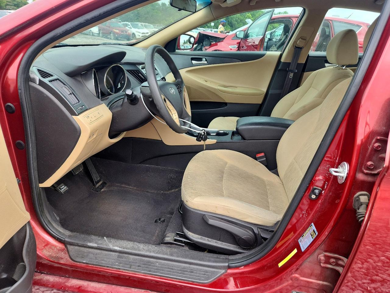 2011 Hyundai Sonata Gls Red vin: 5NPEB4AC9BH230447