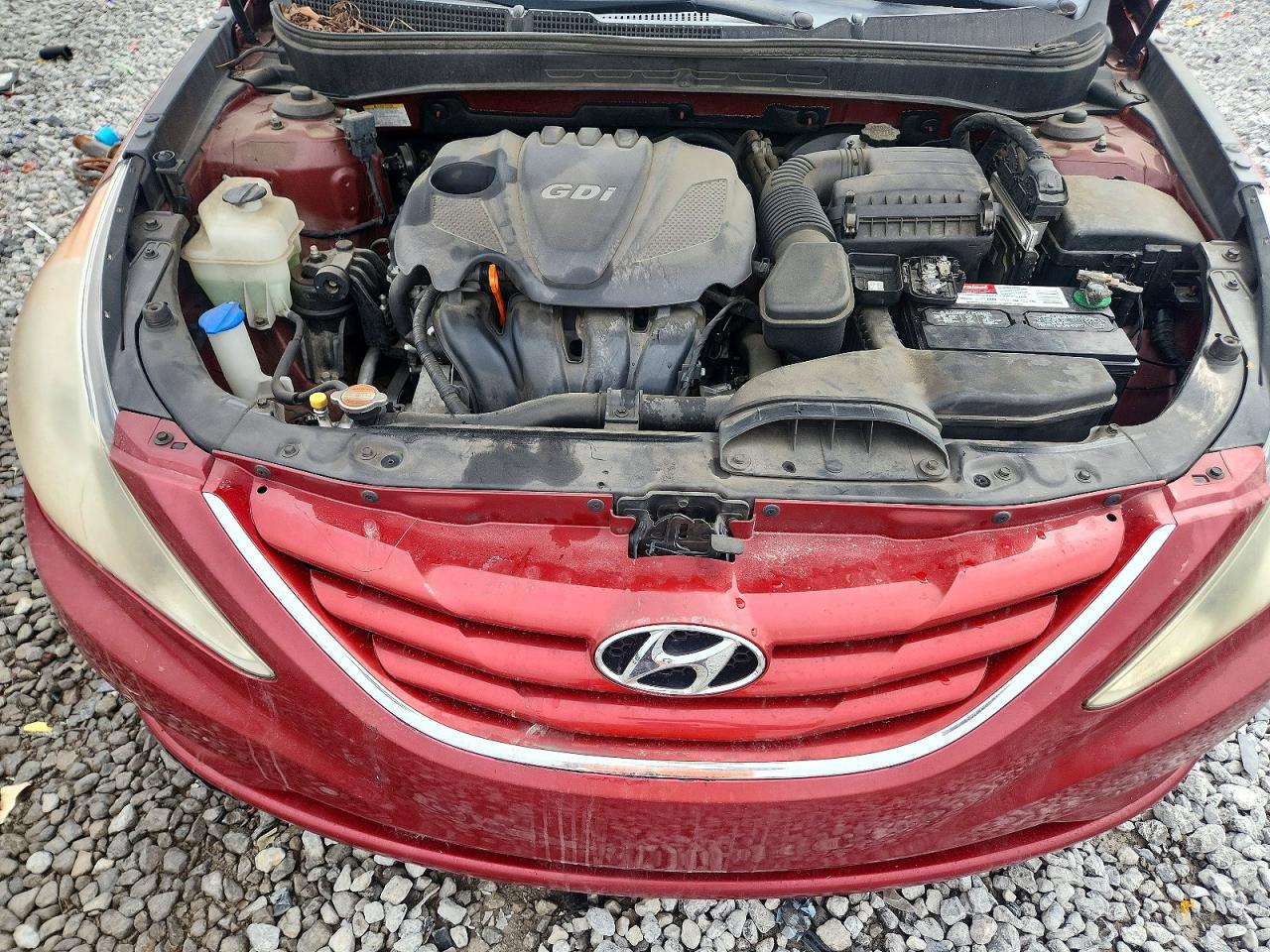 2011 Hyundai Sonata Gls Red vin: 5NPEB4AC9BH230447