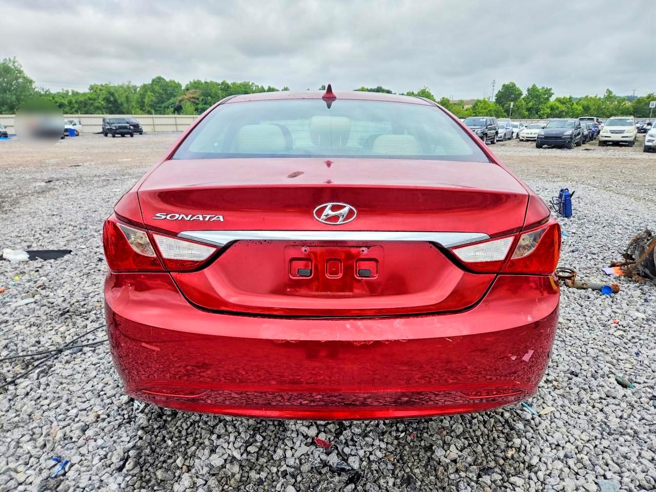 2011 Hyundai Sonata Gls Red vin: 5NPEB4AC9BH230447