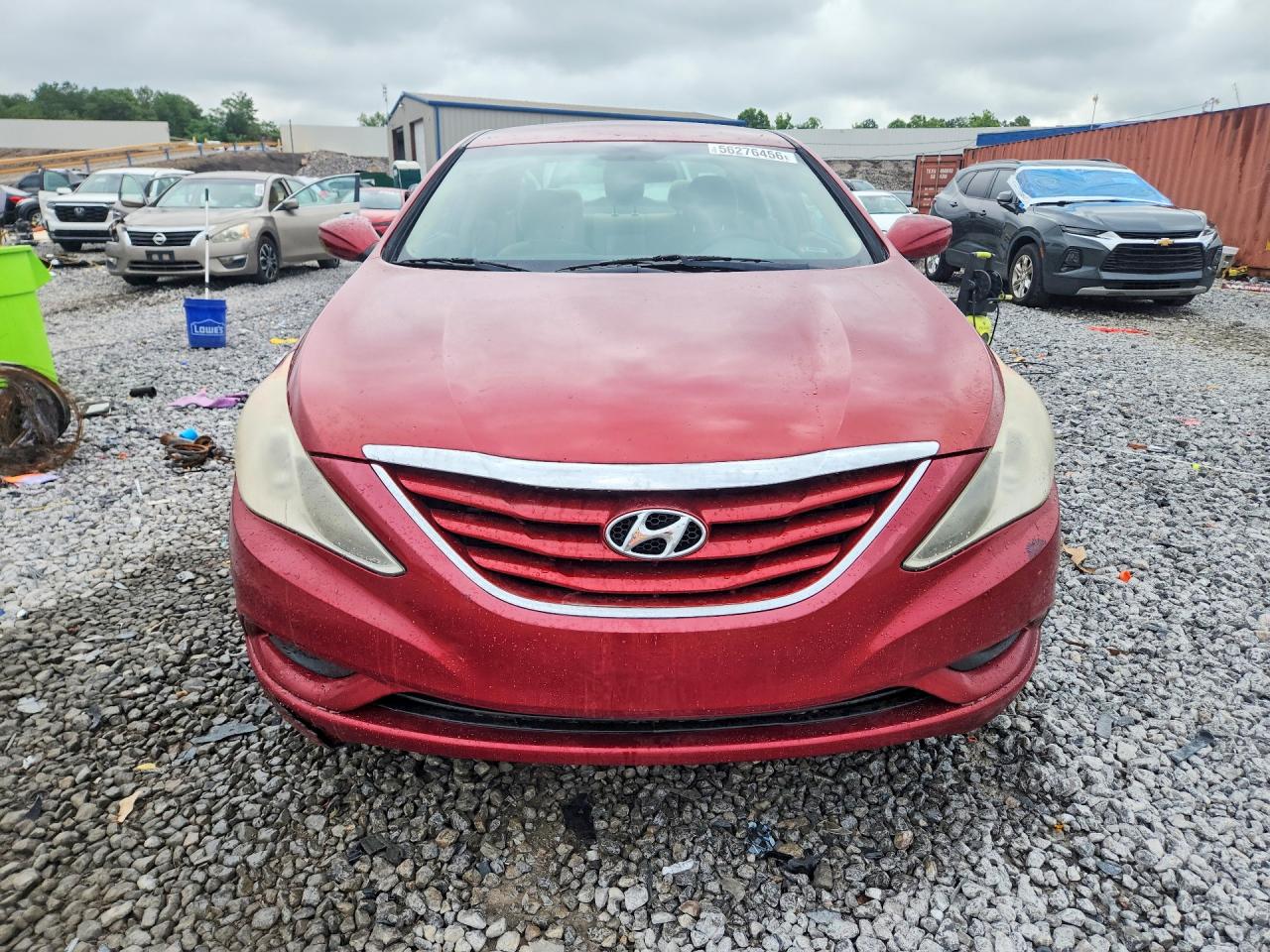 2011 Hyundai Sonata Gls Red vin: 5NPEB4AC9BH230447
