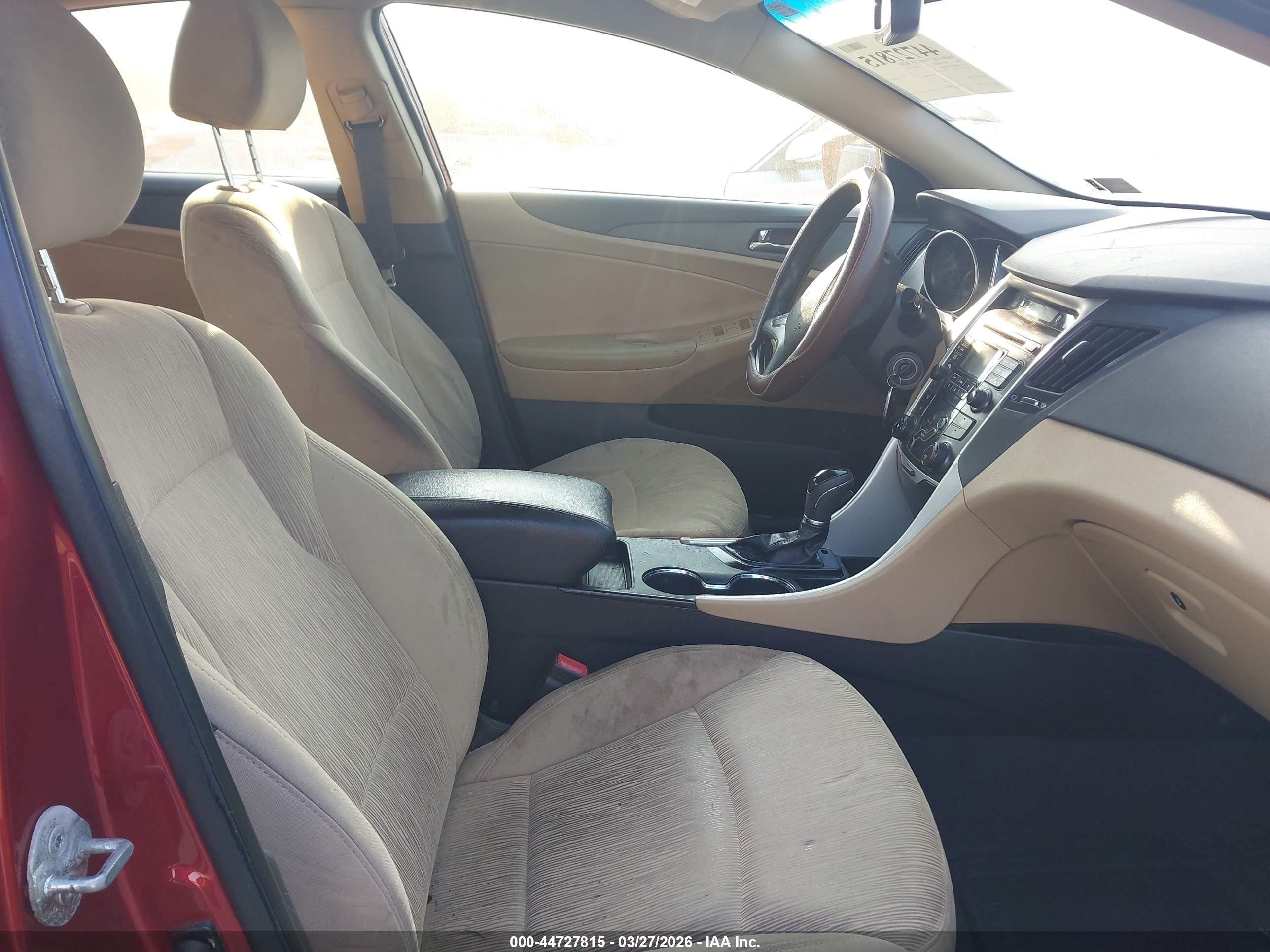 2011 Hyundai Sonata Gls Red vin: 5NPEB4AC9BH230805