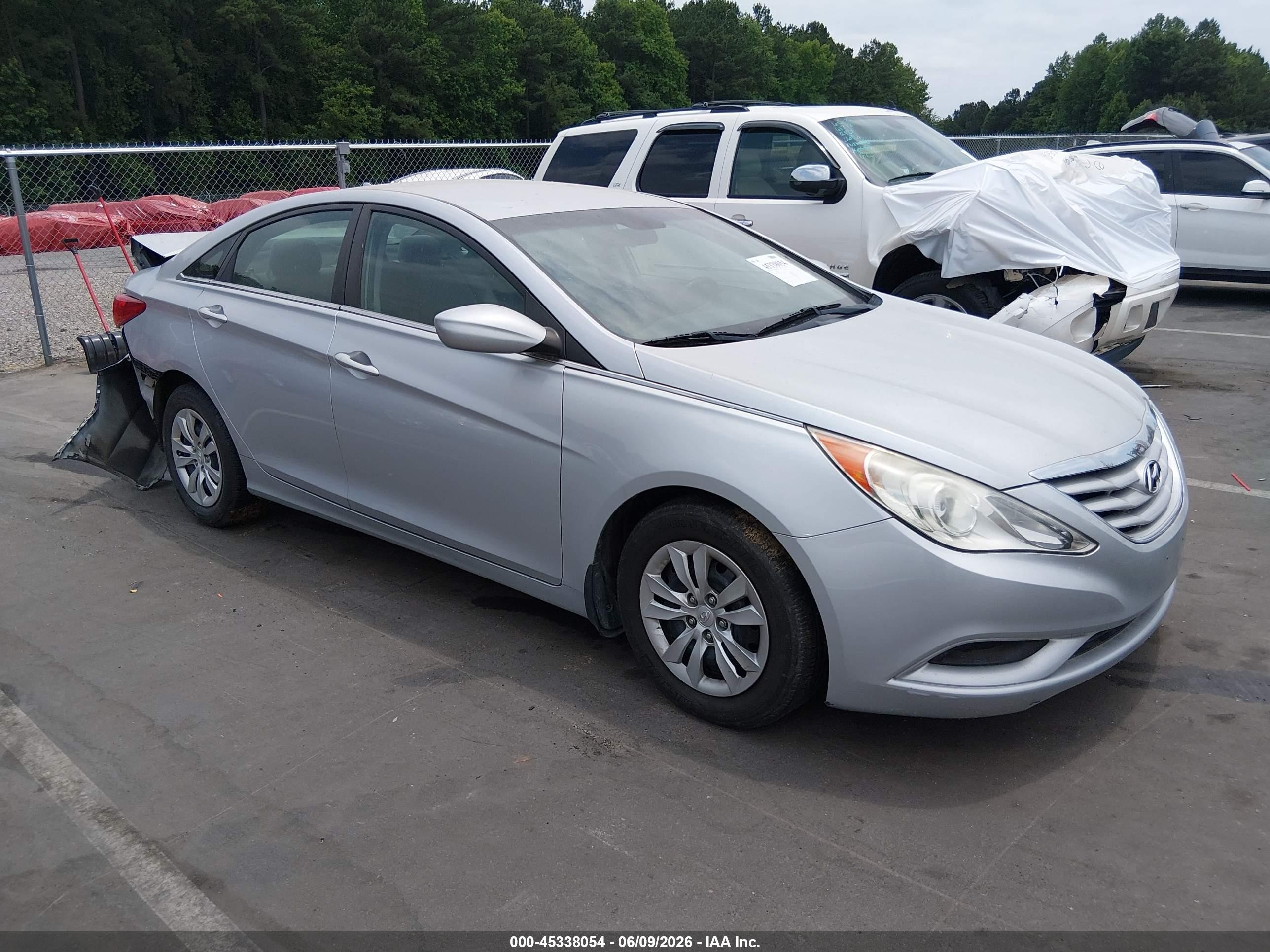 2011 Hyundai Sonata Gls Silver vin: 5NPEB4AC9BH236538