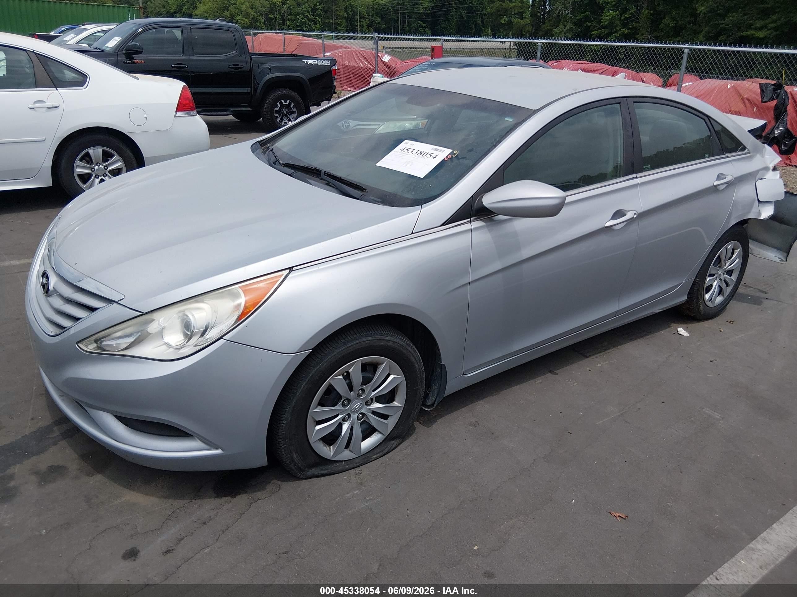 2011 Hyundai Sonata Gls Silver vin: 5NPEB4AC9BH236538