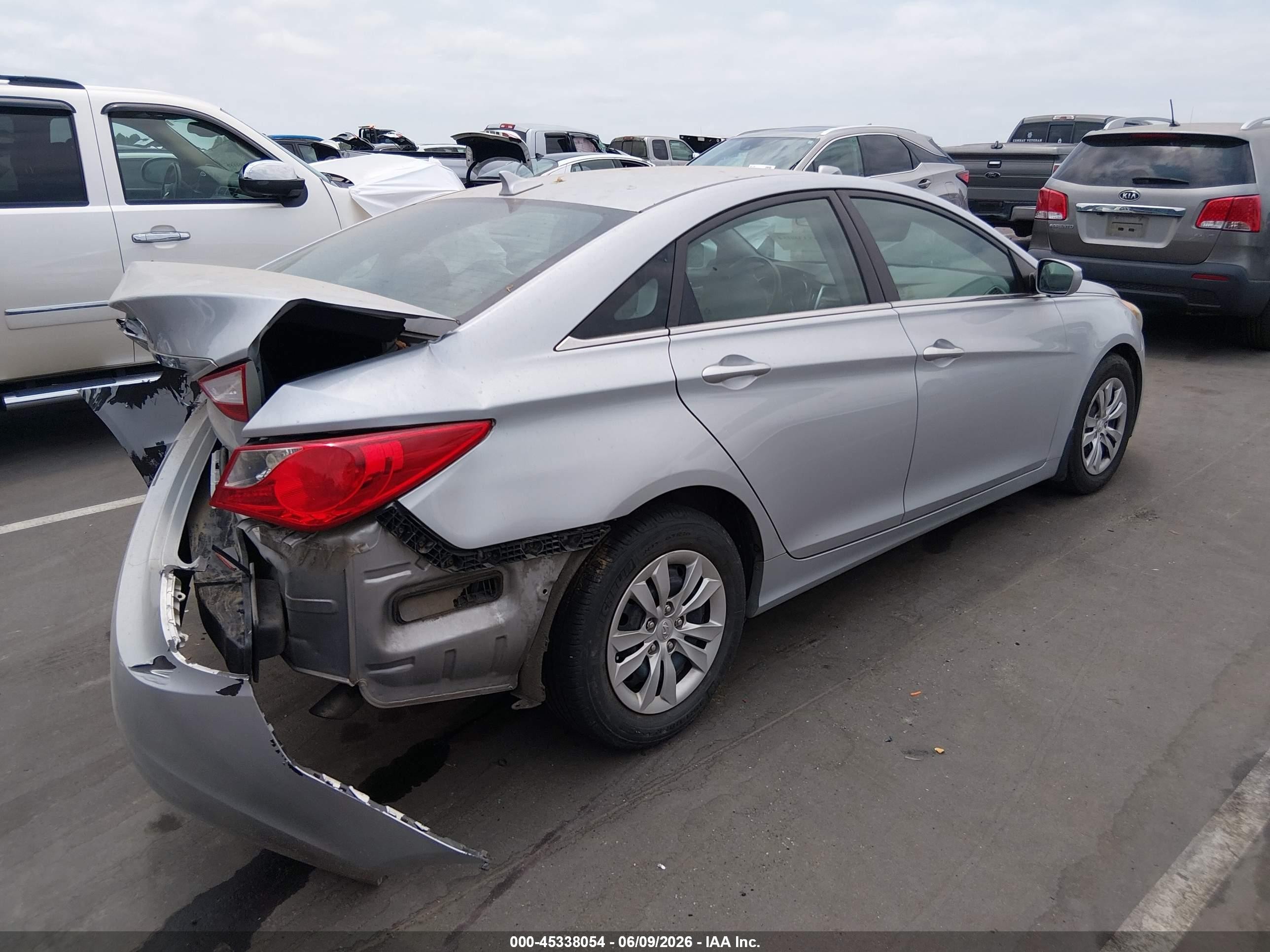 2011 Hyundai Sonata Gls Silver vin: 5NPEB4AC9BH236538