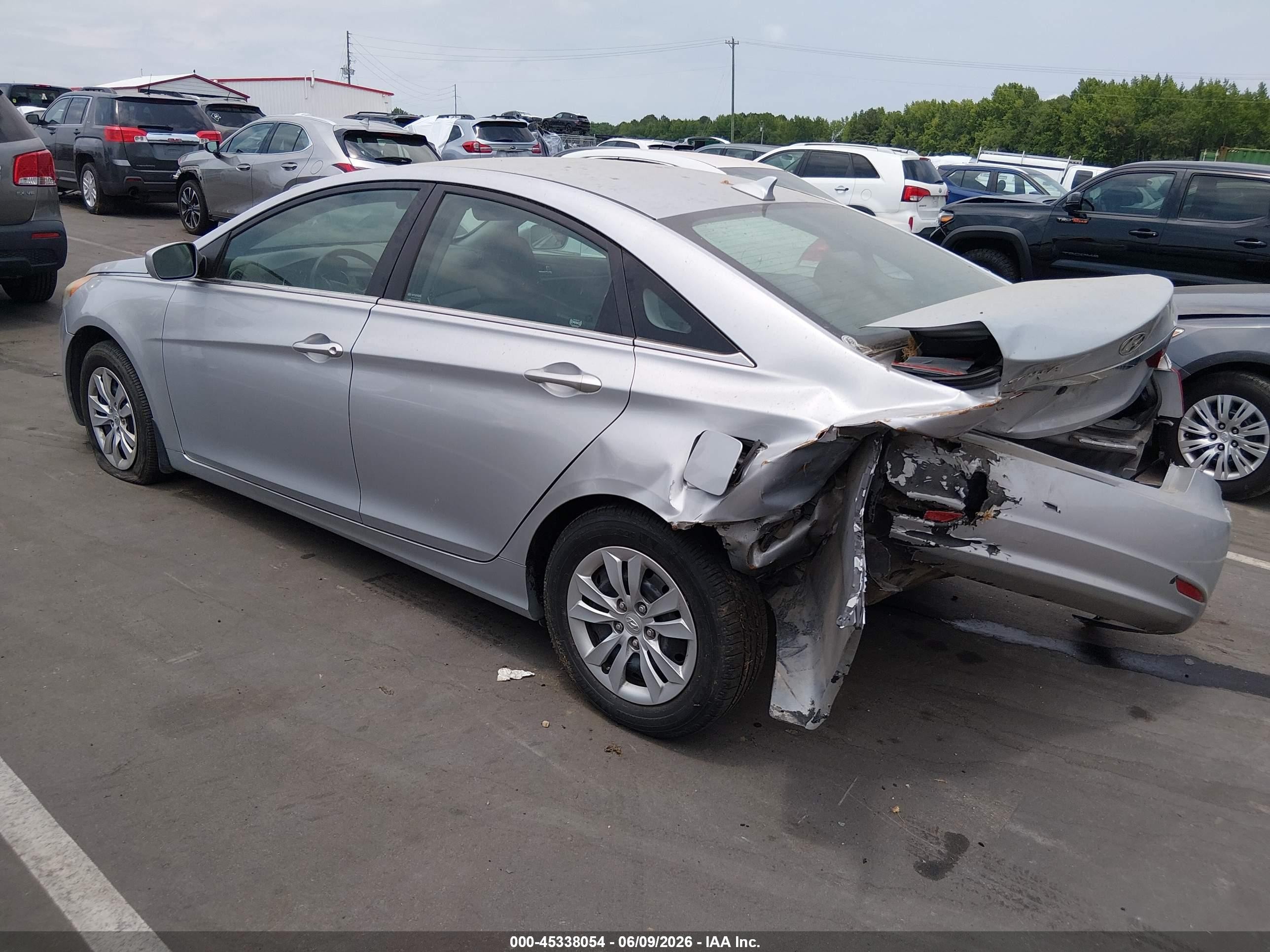 2011 Hyundai Sonata Gls Silver vin: 5NPEB4AC9BH236538