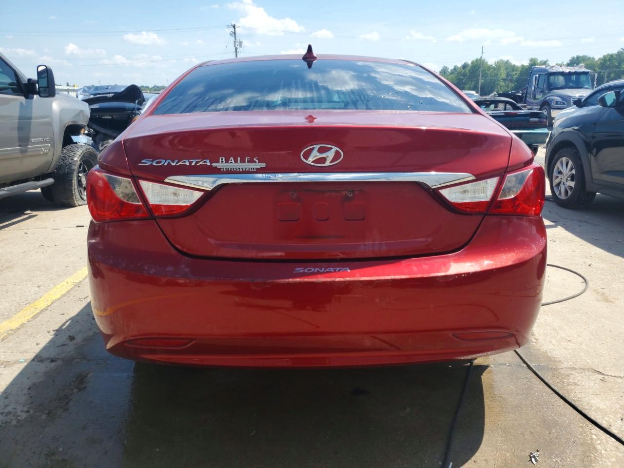 2011 Hyundai Sonata Gls Burgundy vin: 5NPEB4AC9BH238130