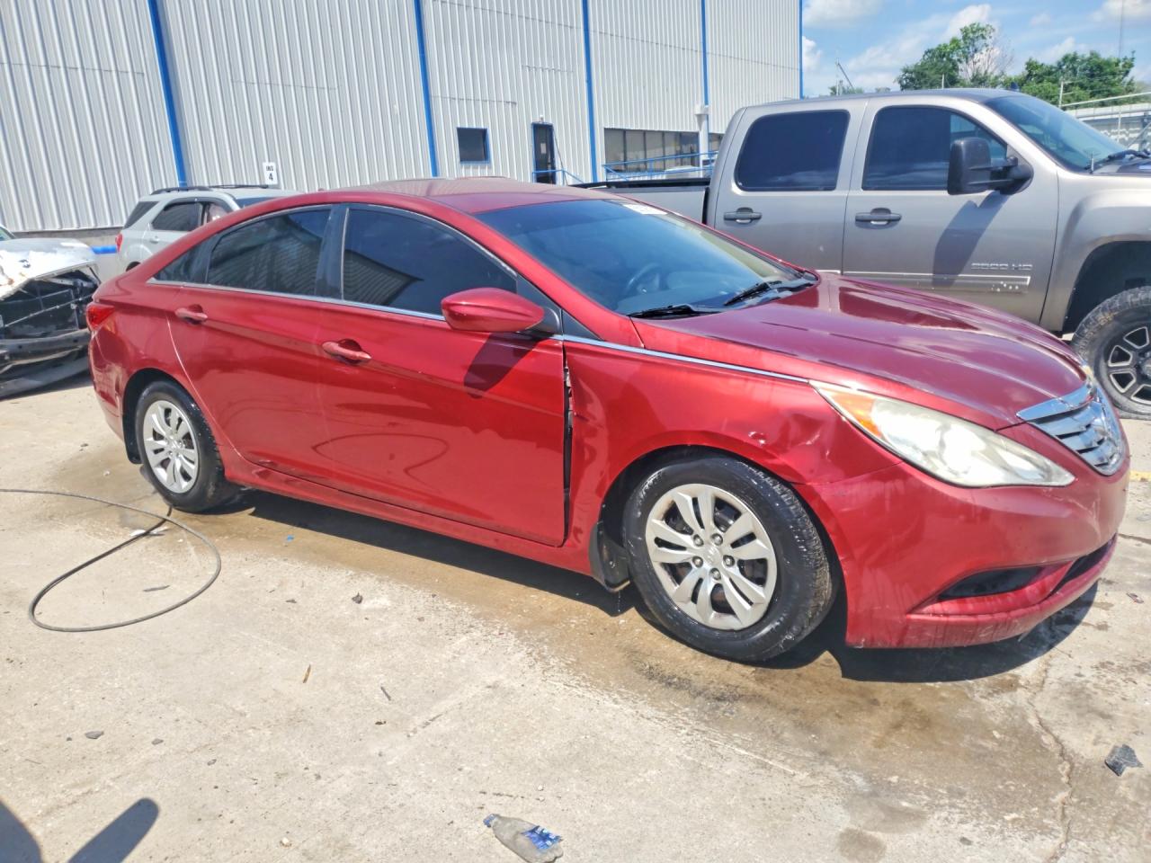 2011 Hyundai Sonata Gls Burgundy vin: 5NPEB4AC9BH238130